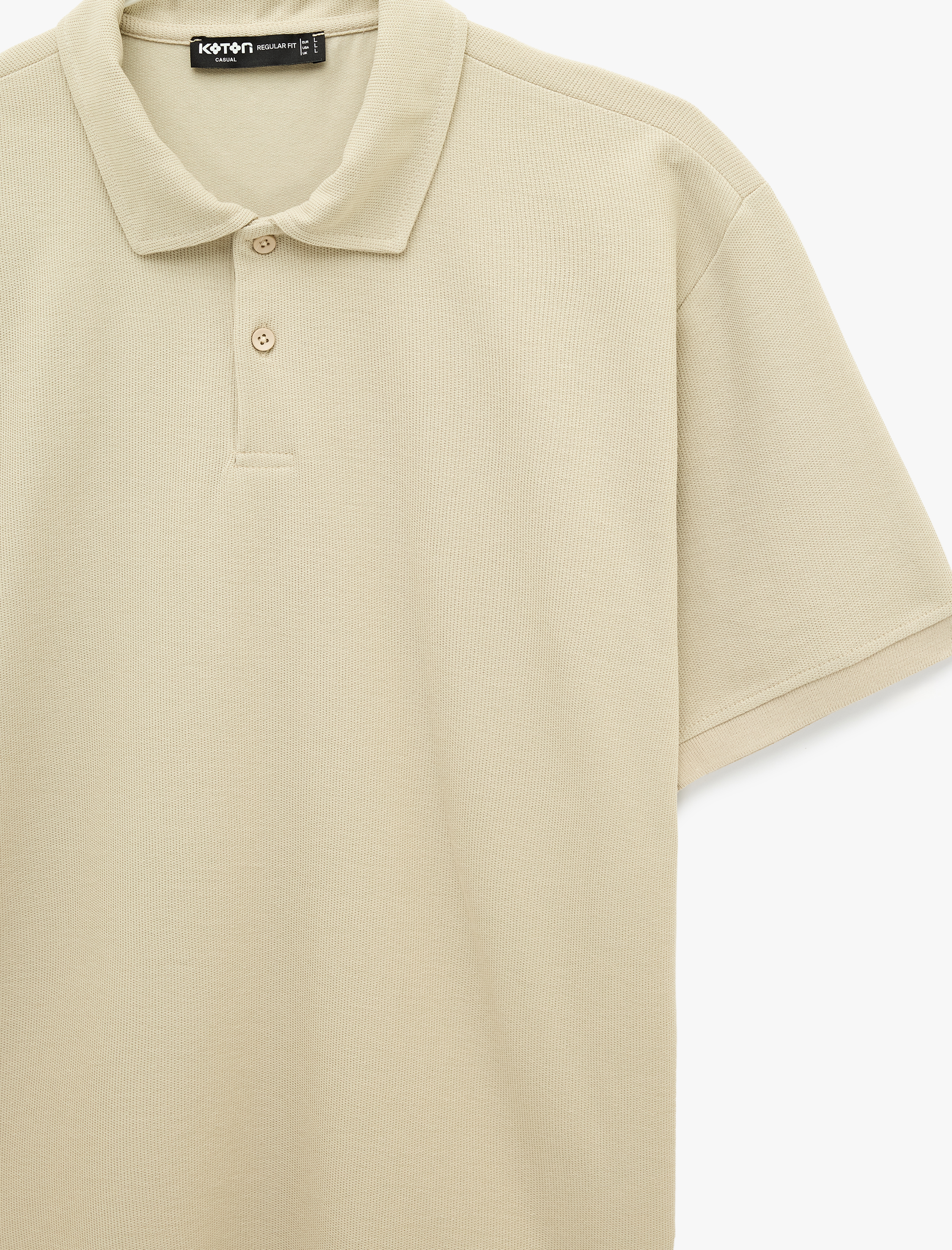   Pamuklu Kısa Kollu Regular Fit Polo Yaka Tişört