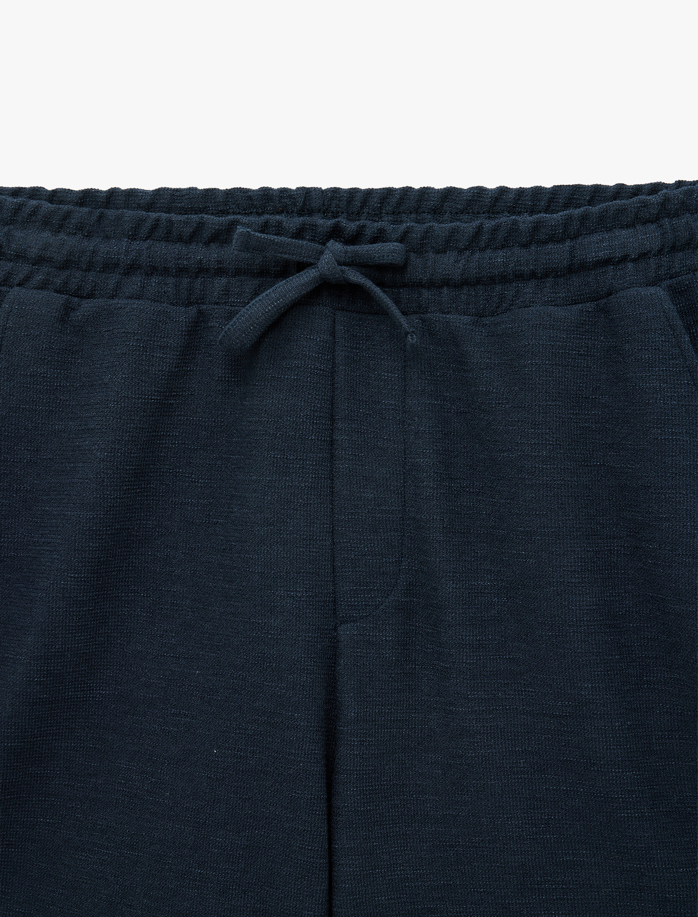   Regular Fit Cepli Bermuda Beli Bağcıklı Şort