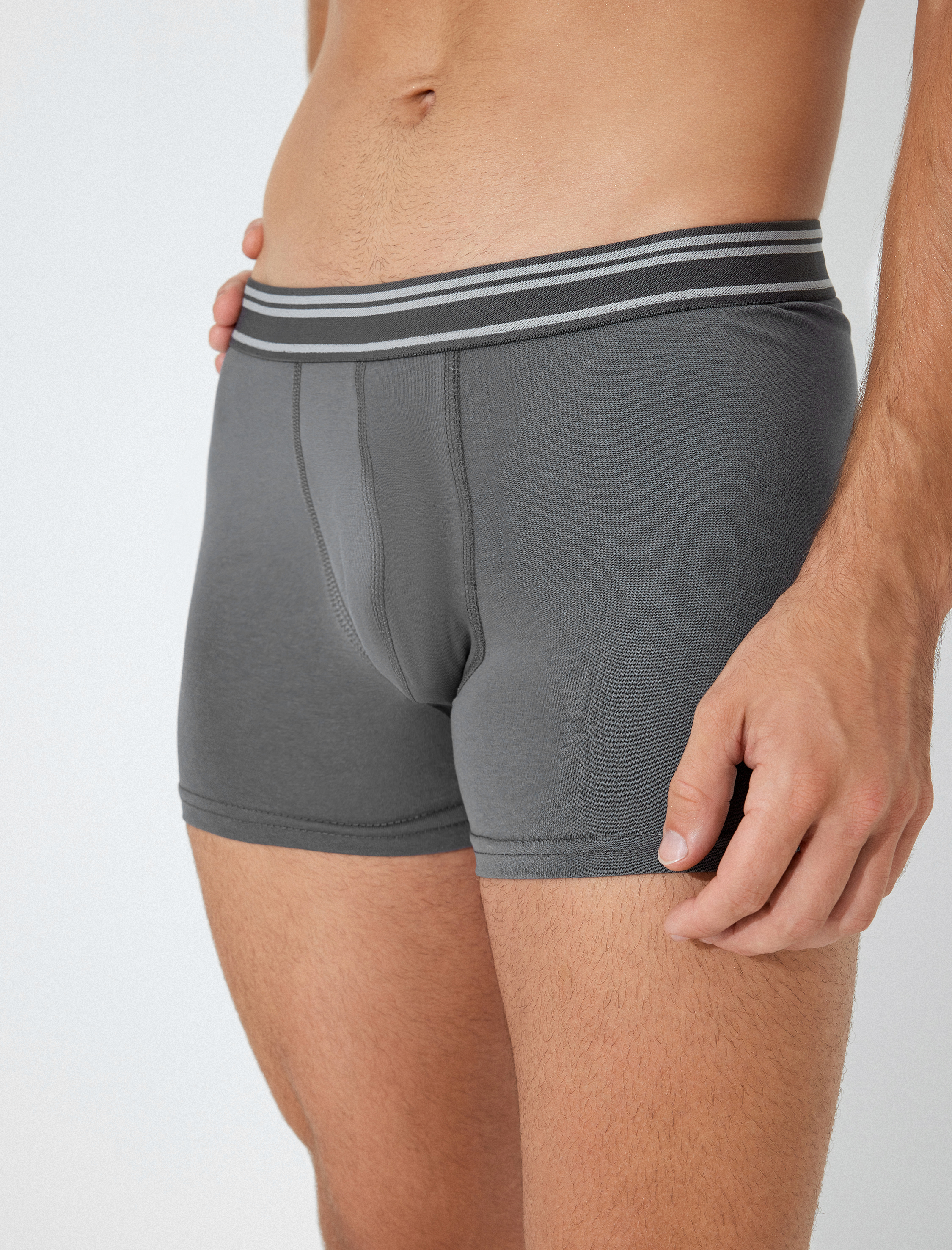   Normal Bel Pamuklu 3'lü Boxer Seti