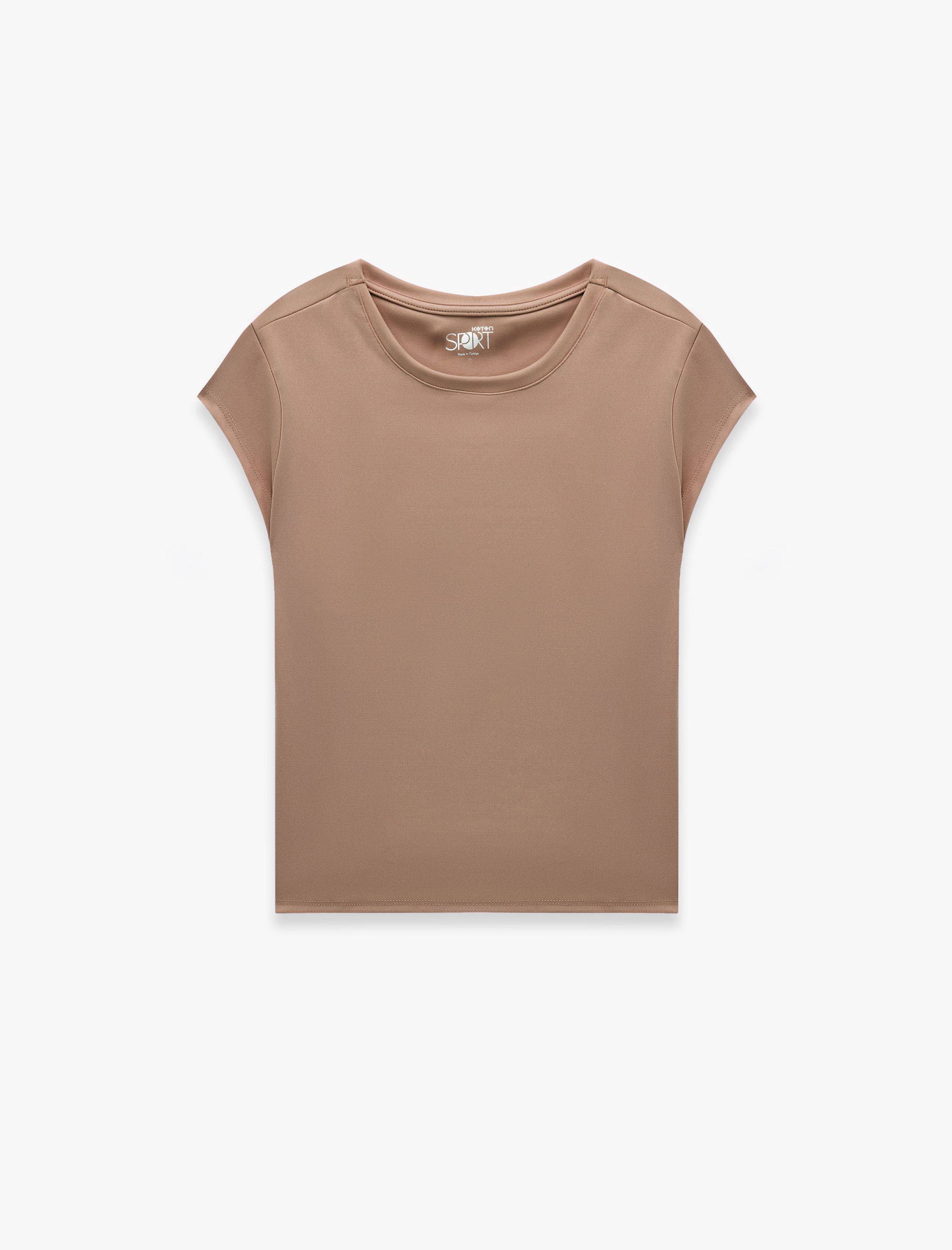   Slim Fit Bisiklet Yaka Kısa Kollu Spor Tişört