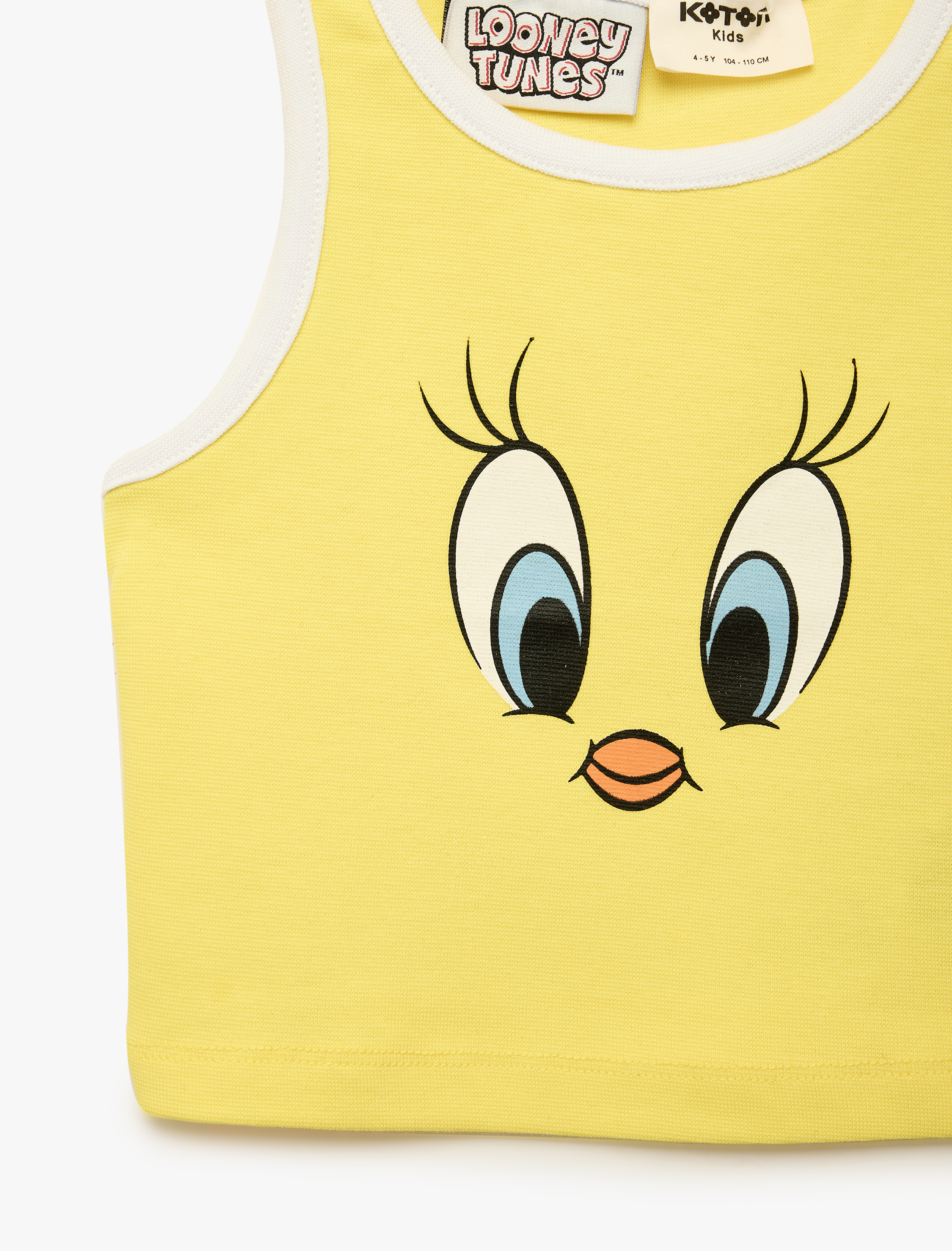  Kız Çocuk Lisanslı Tweety Baskılı Askılı Atlet
