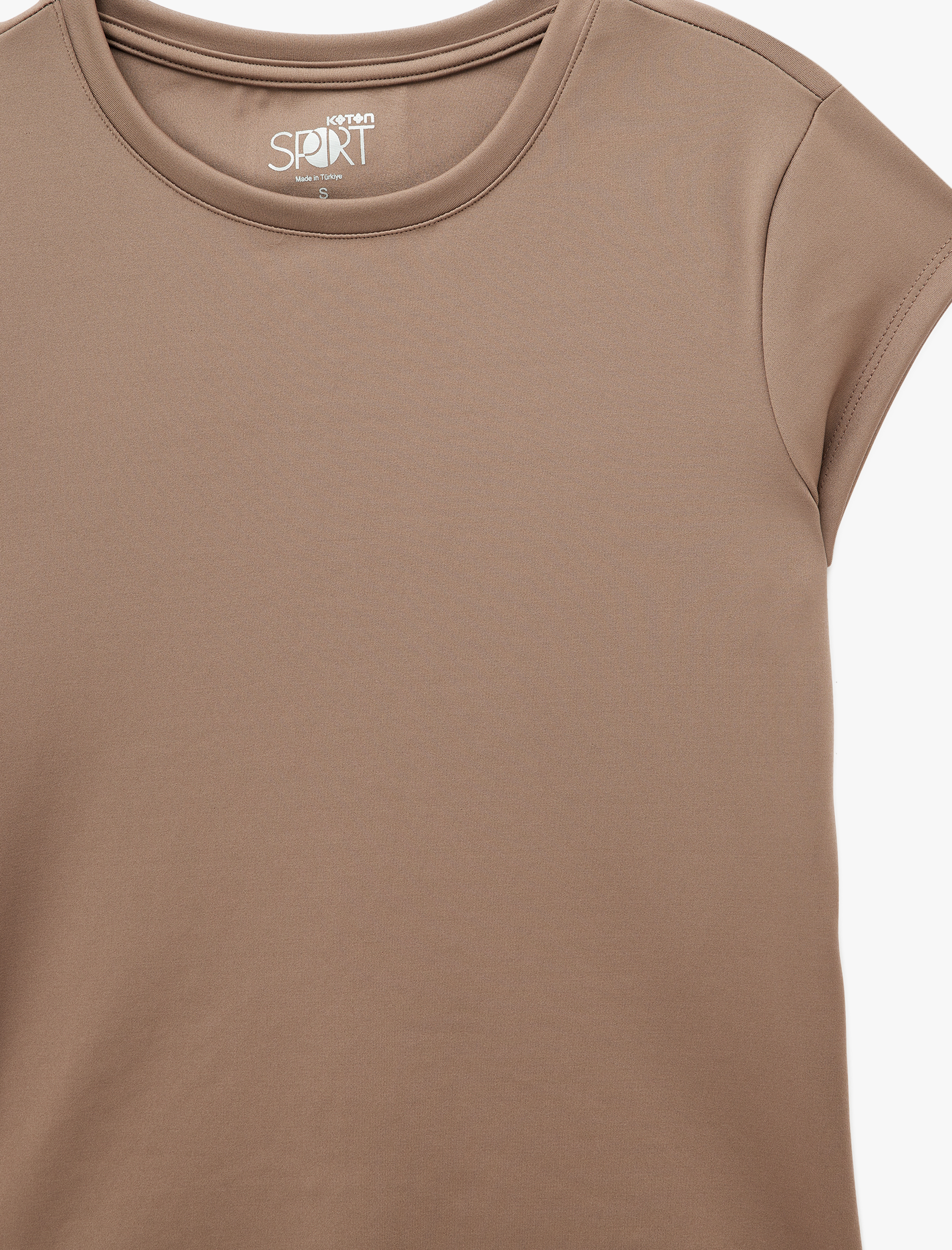   Slim Fit Bisiklet Yaka Kısa Kollu Spor Tişört