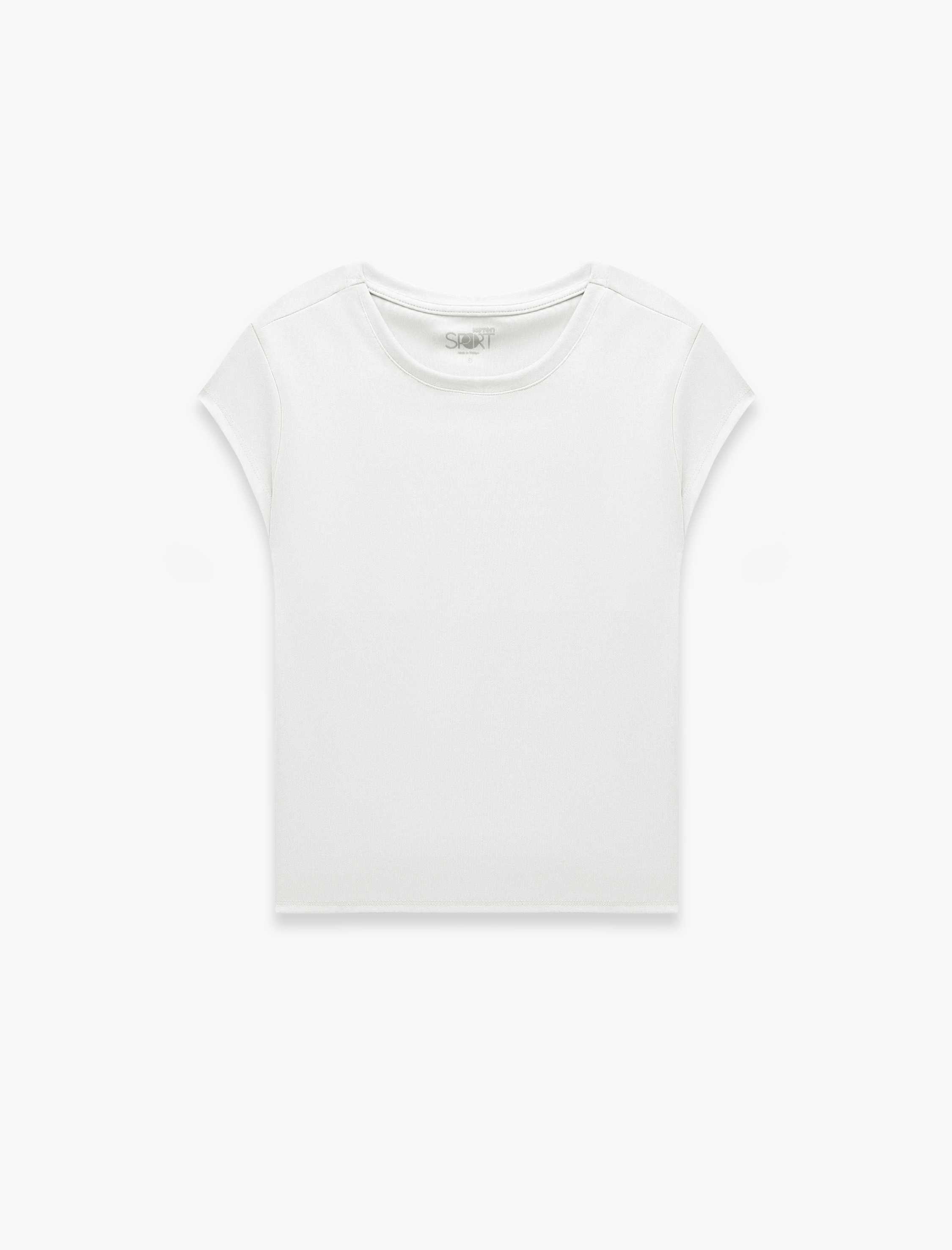   Slim Fit Bisiklet Yaka Kısa Kollu Spor Tişört