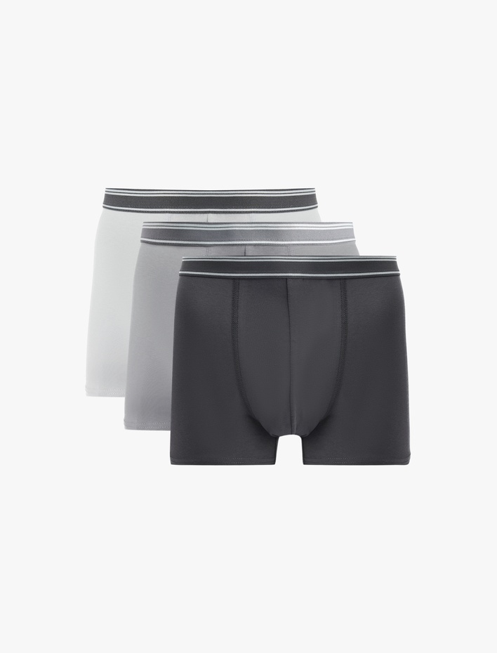 Normal Bel Pamuklu 3'lü Boxer Seti