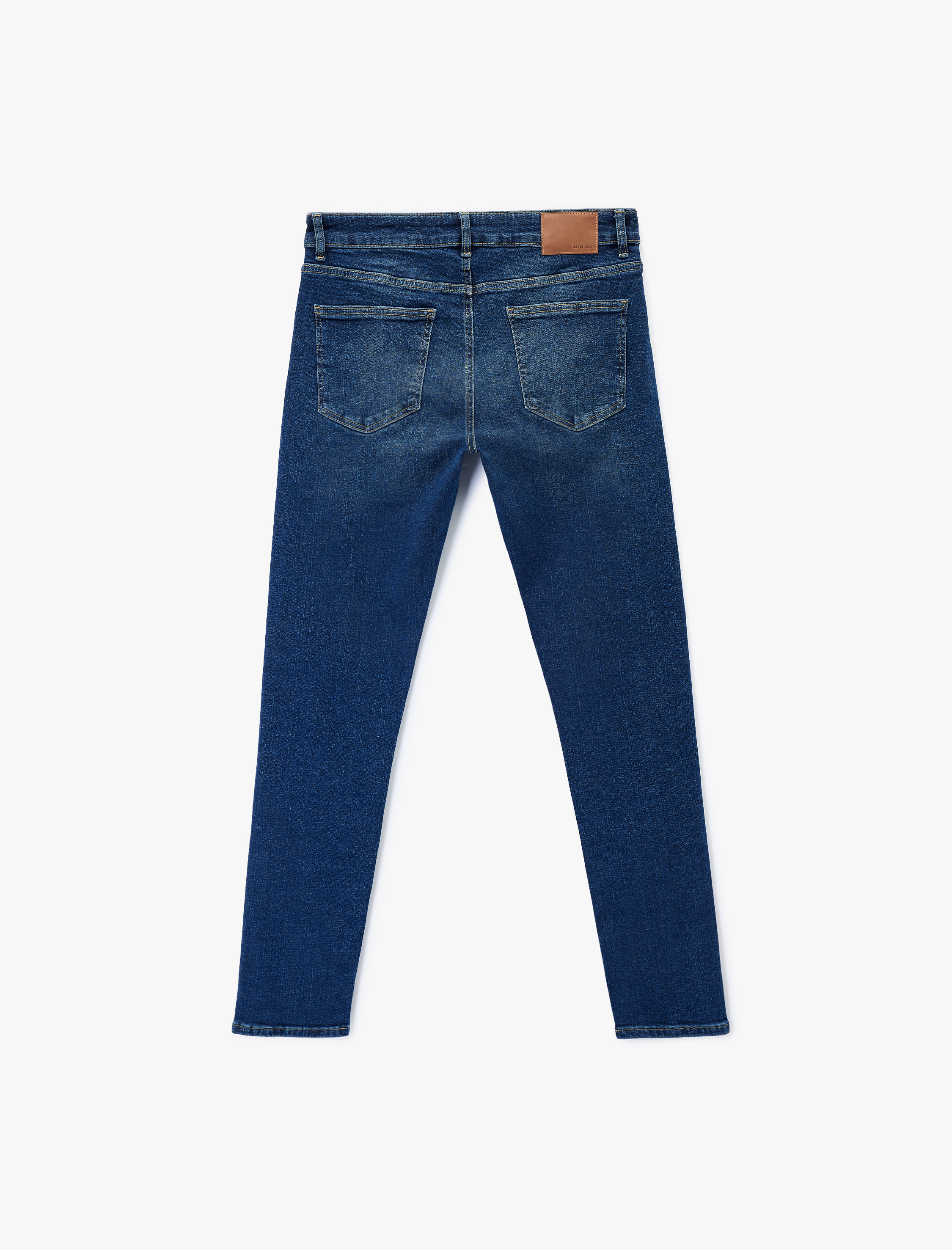   Normal Bel Cepli Pamuklu Slim Fit Jean Pantolon - Brad Jean
