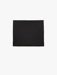 Straplez Büstiyer Crop Slim Fit