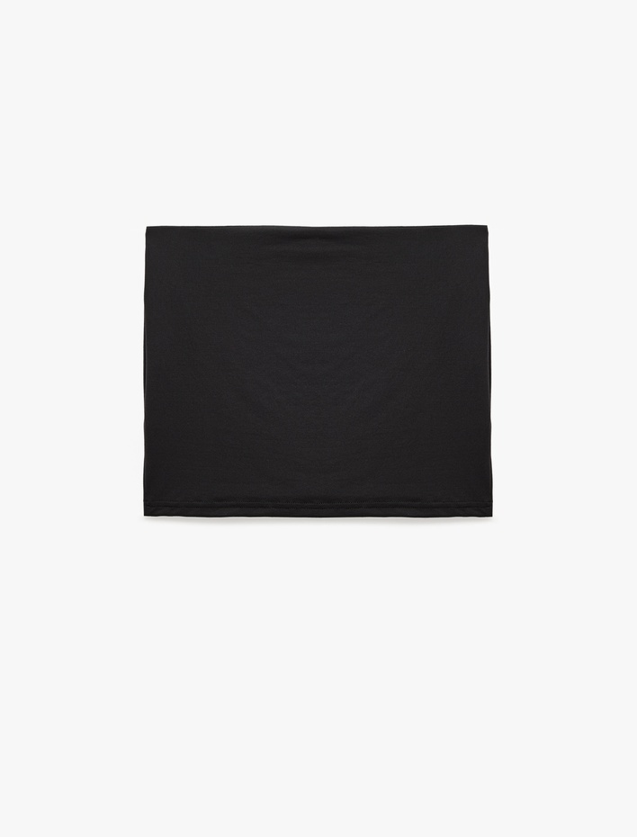  Straplez Büstiyer Crop Slim Fit