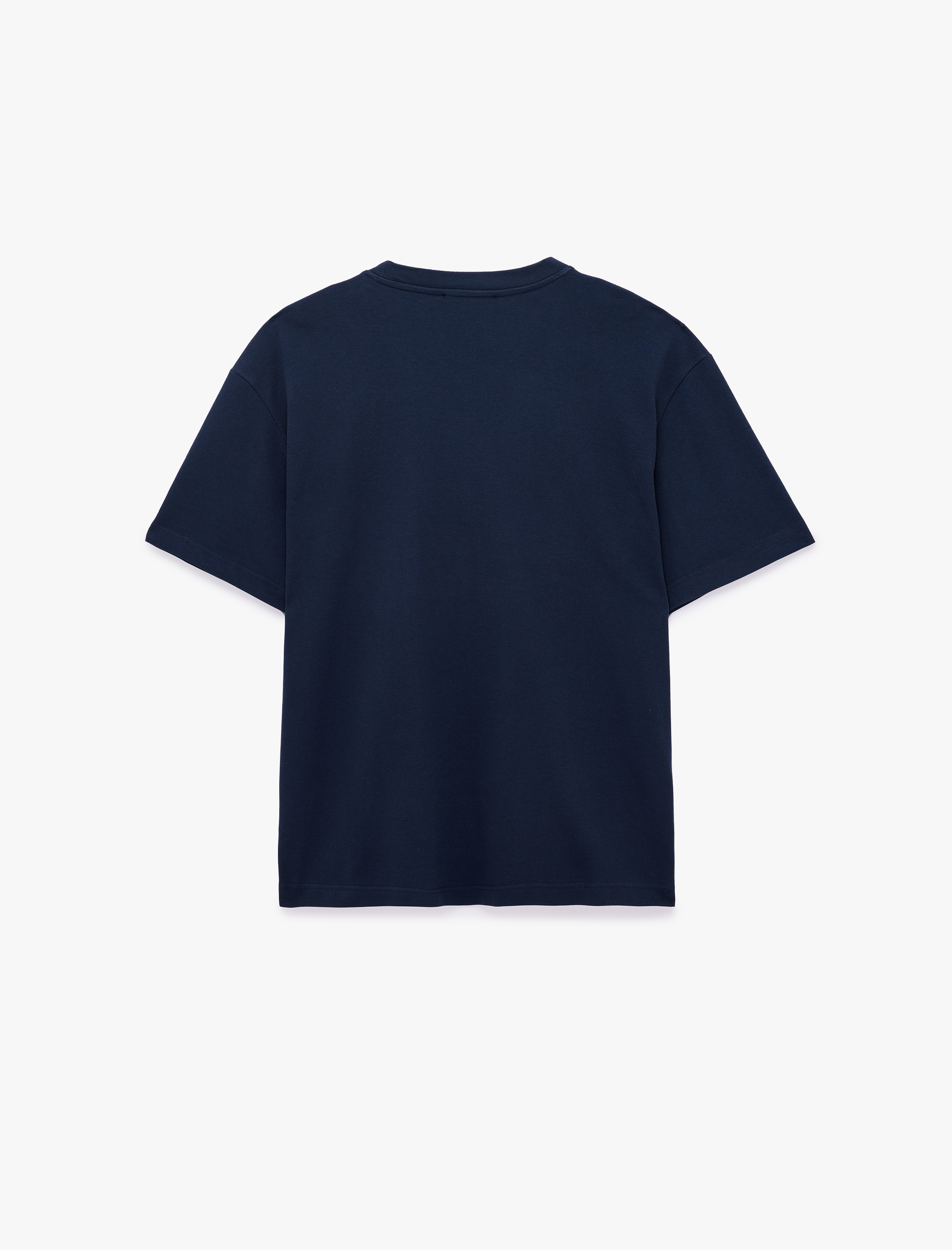   Pamuklu Kısa Kollu Bisiklet Yaka Basic Oversize Tişört