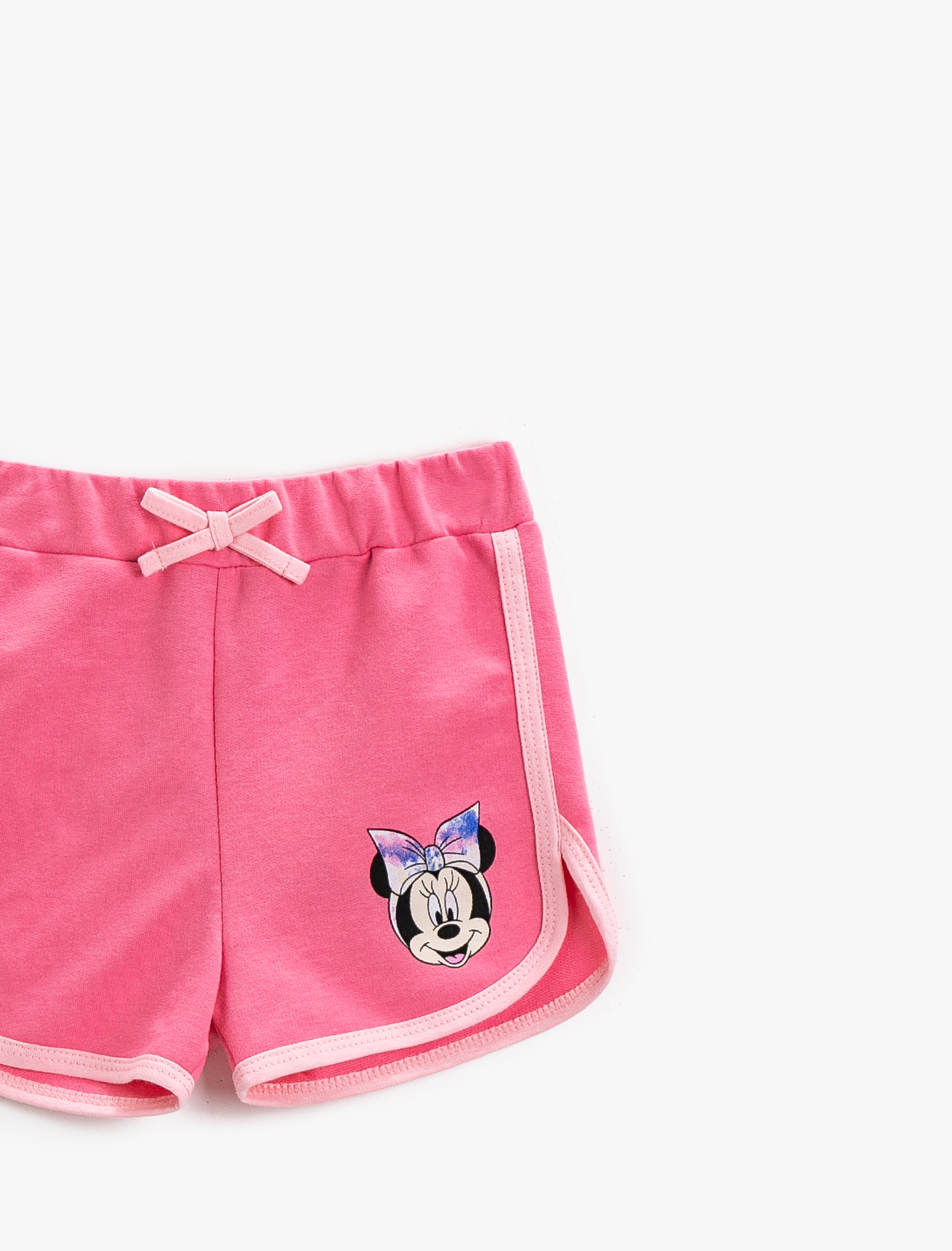  Kız Bebek Mickey Mouse Şort Lisanslı Pamuklu