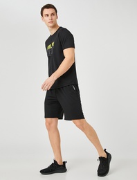 Basic Spor Şort Beli Bağcıklı Cep Detaylı Nefes Alan Kumaş