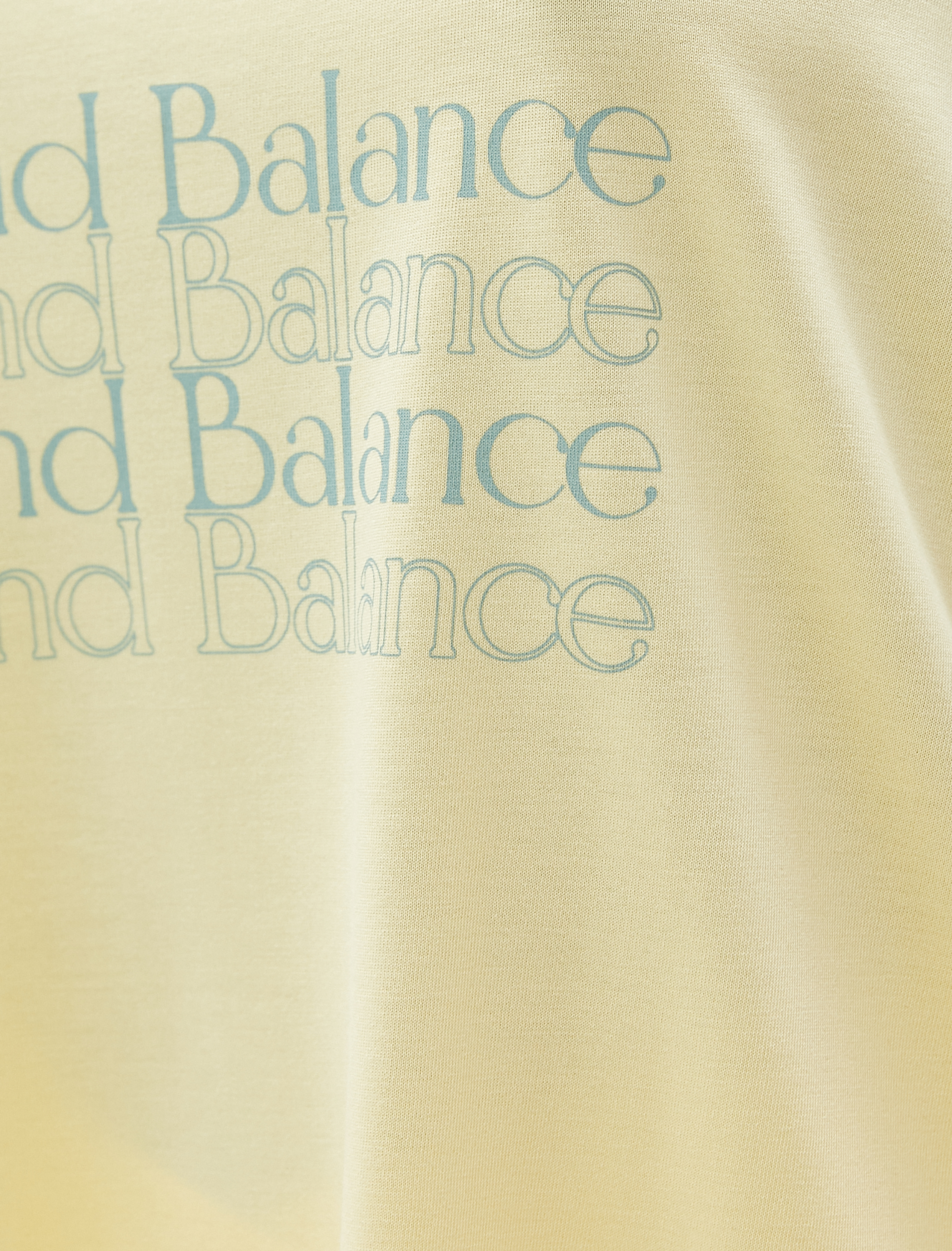   Slogan Baskılı Yoga Atlet Sırt Detaylı Modal Karışımlı