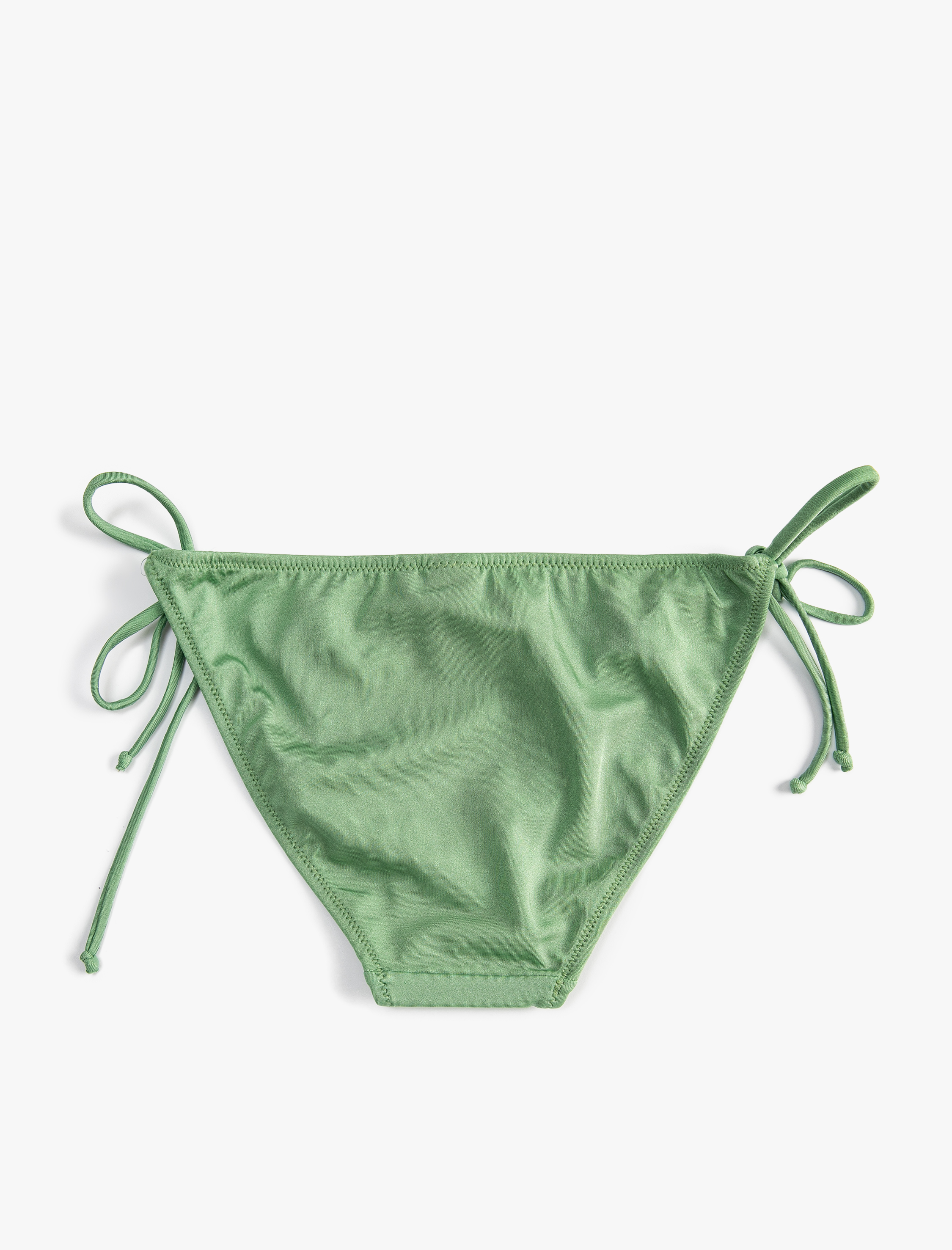   Bikini Altı Normal Bel Yanları Bağlama Detaylı