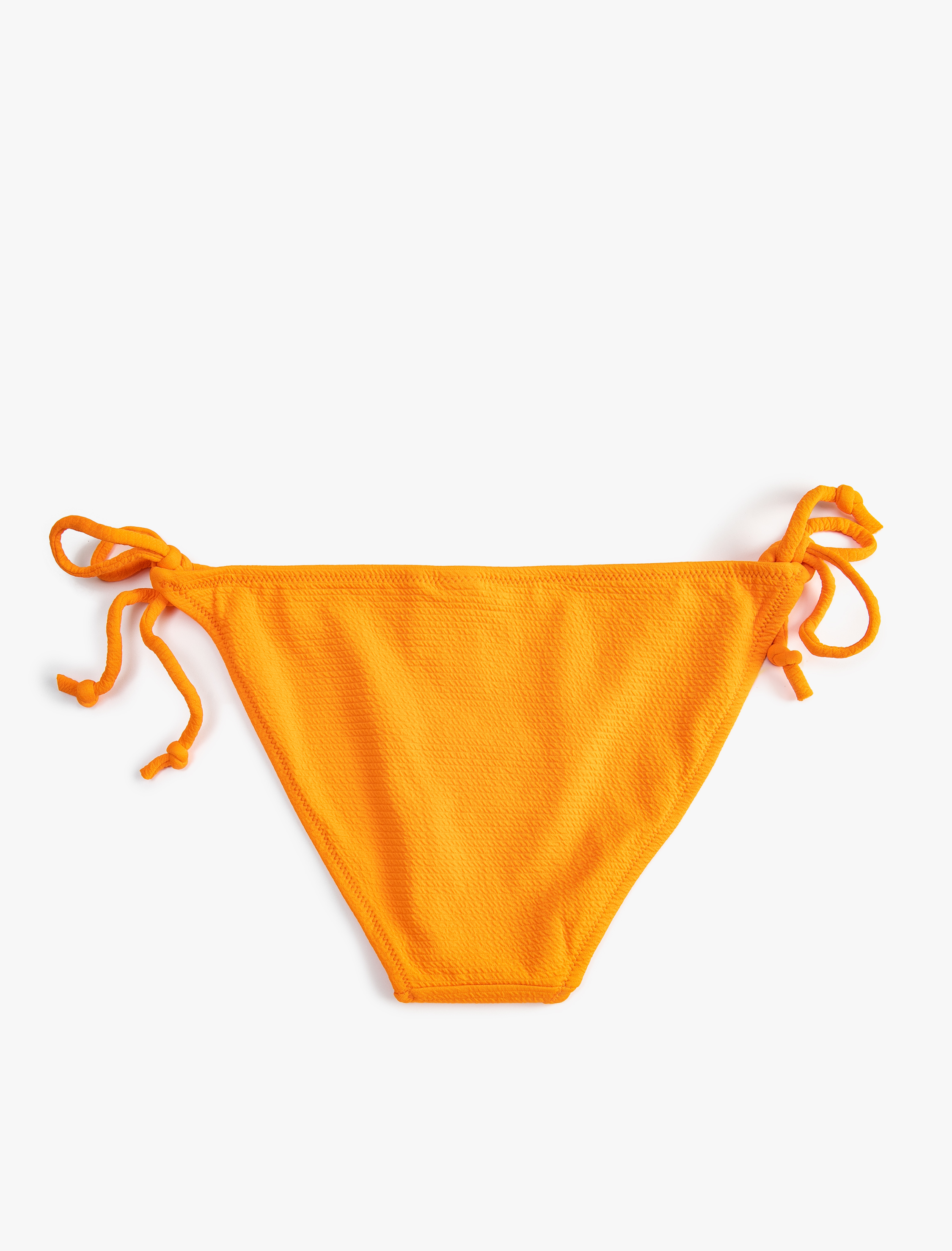   Brazilian Bikini Altı Basic Dokulu Yanları Bağlama Detaylı