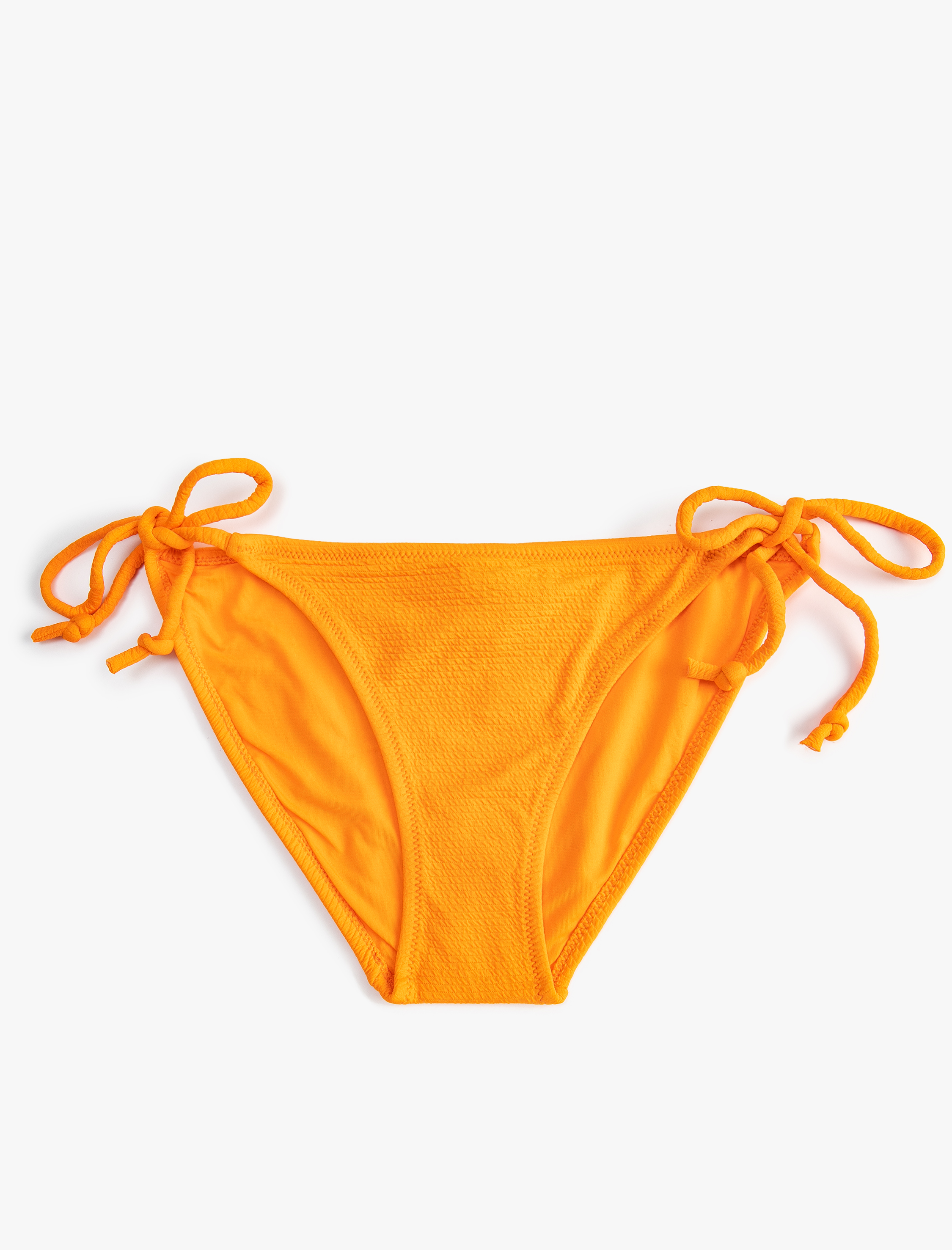   Brazilian Bikini Altı Basic Dokulu Yanları Bağlama Detaylı