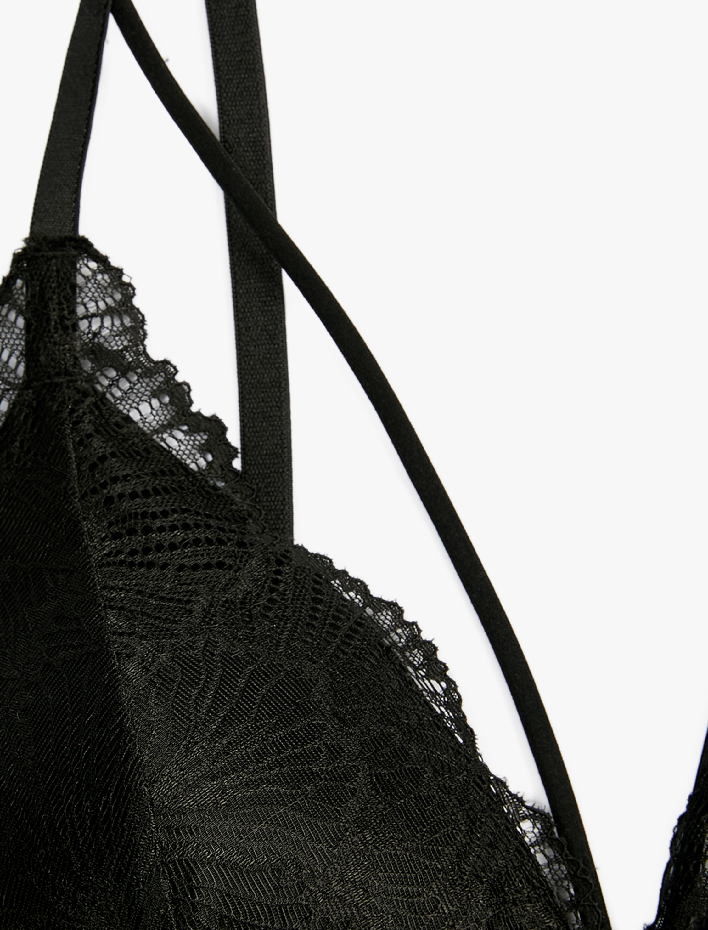   Soft Dantelli Bralet Dolgusuz Balensiz