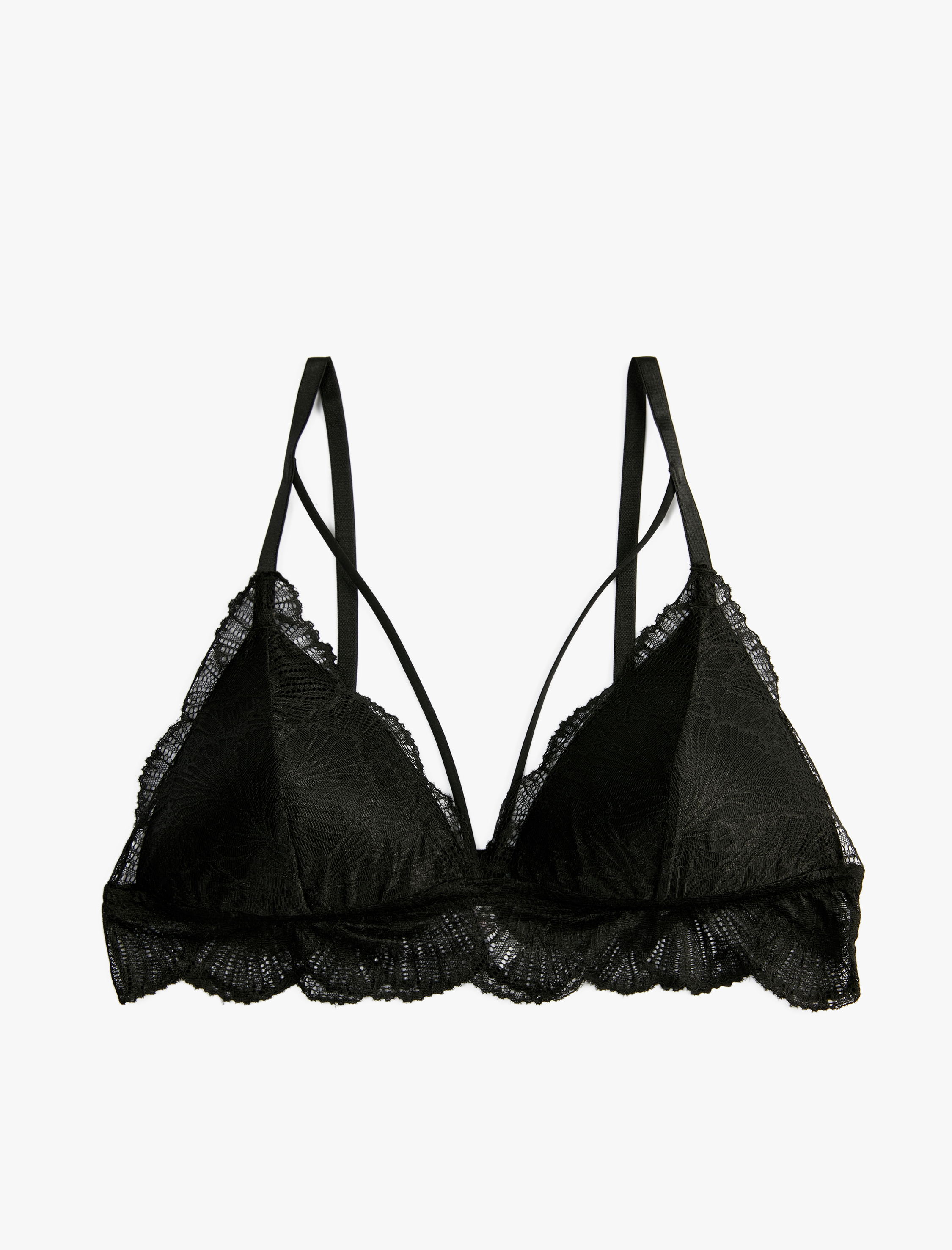   Soft Dantelli Bralet Dolgusuz Balensiz