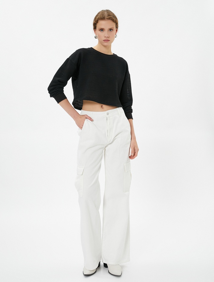 Ajurlu Crop Kazak Relax Fit