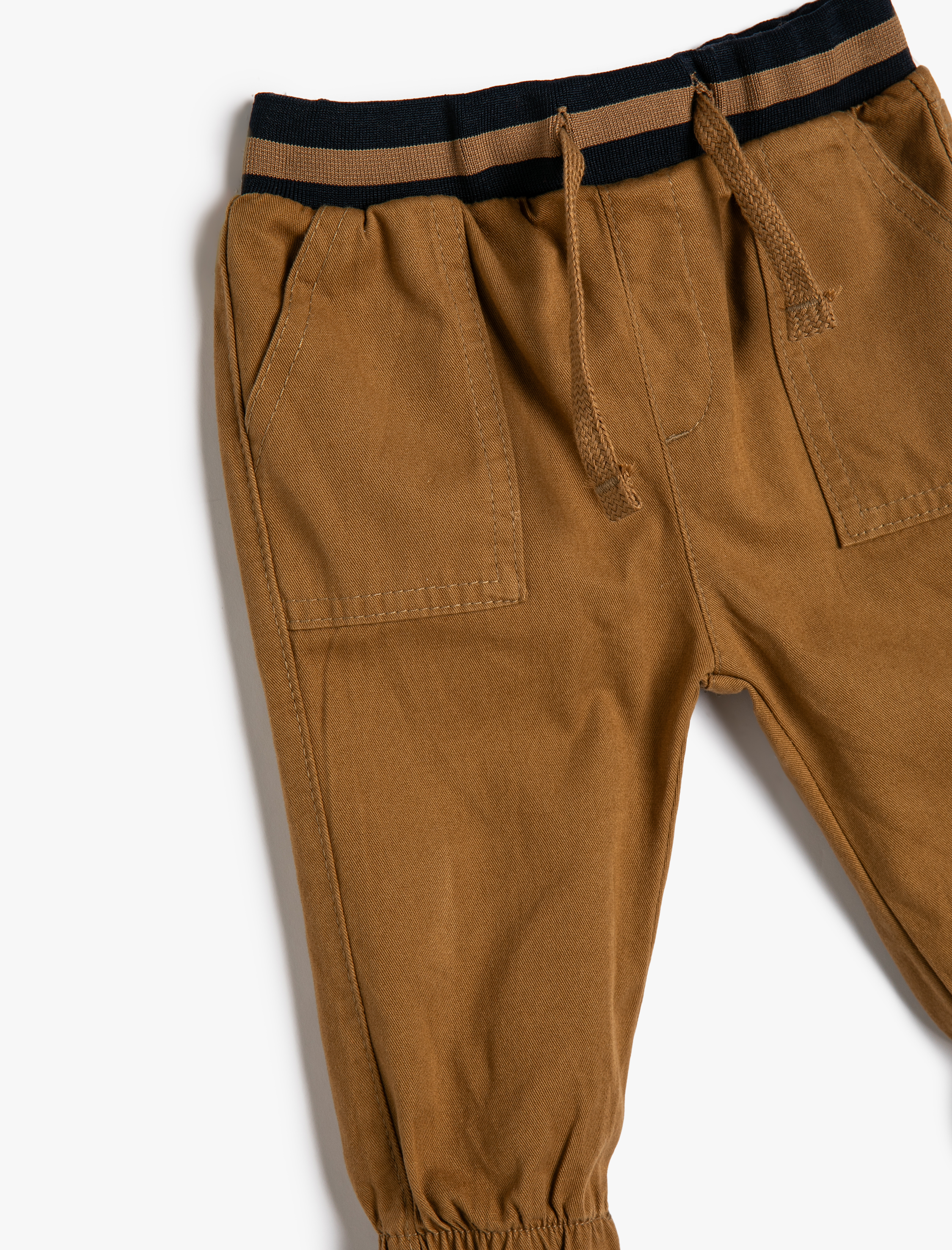  Erkek Bebek Jogger Pantolon Cep Detaylı Beli Lastikli Pamuklu