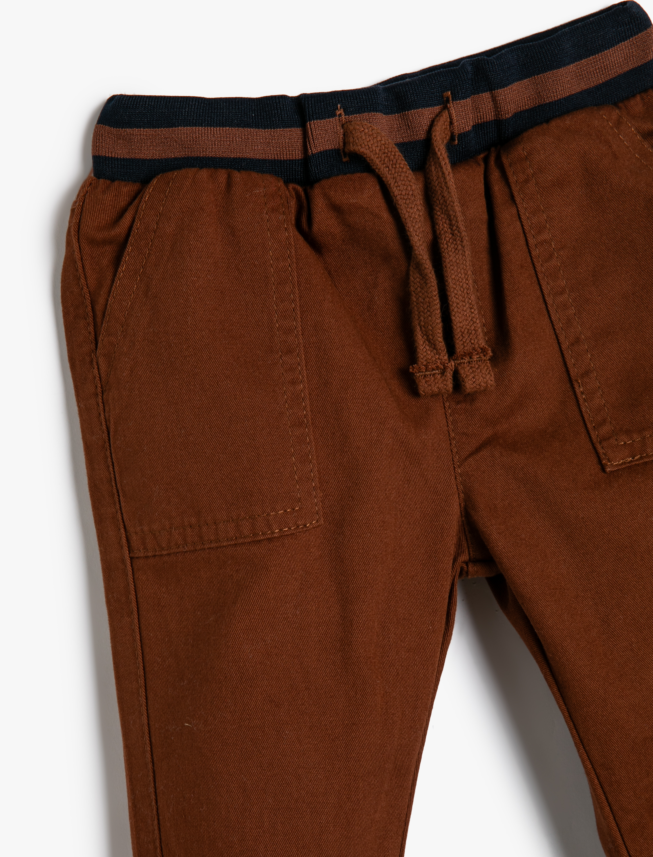  Erkek Bebek Jogger Pantolon Cep Detaylı Beli Lastikli Pamuklu