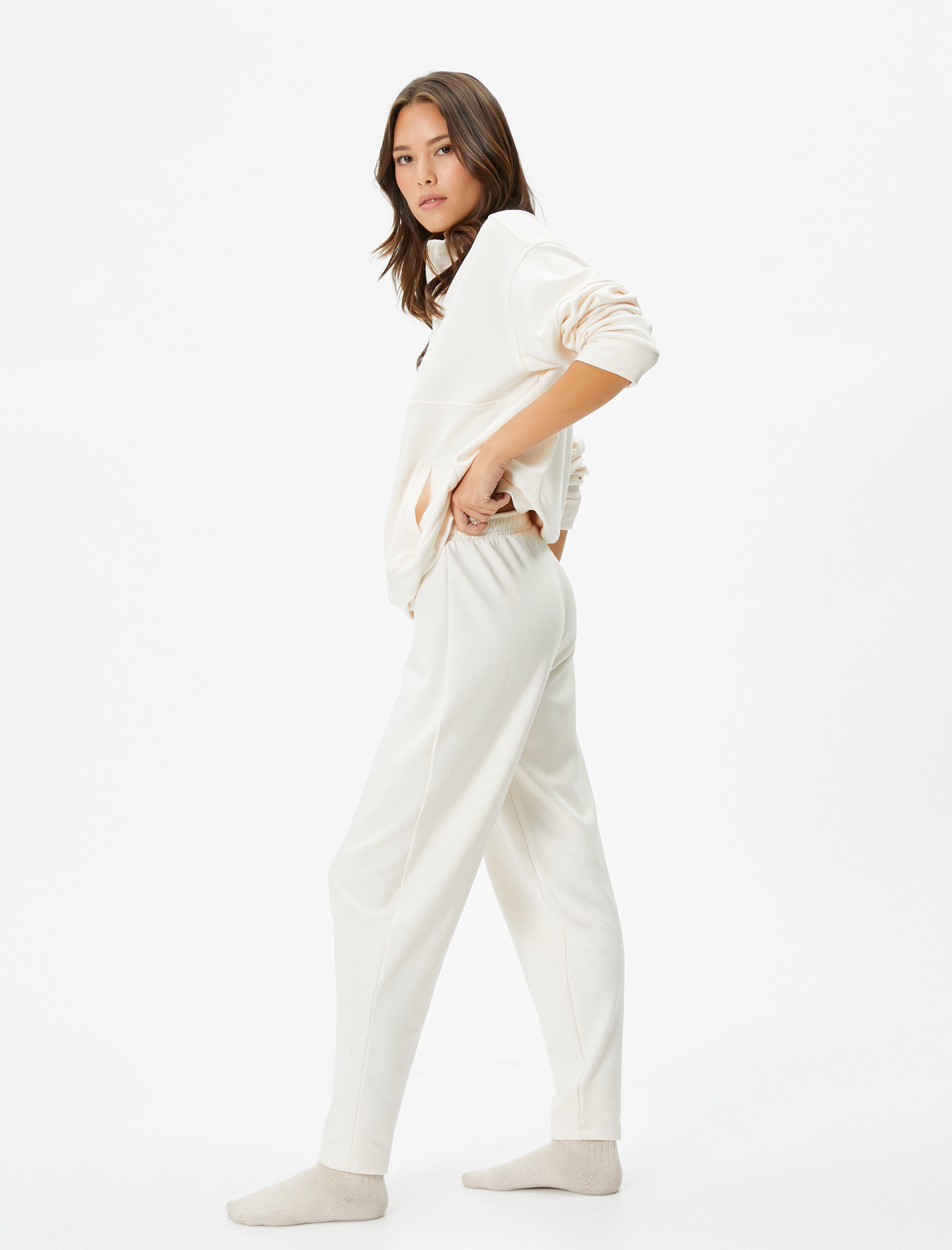   Jogger Pijama Altı Beli Lastikli