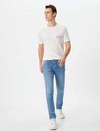 Slim Fit Kot Pantolon - Brad Jean