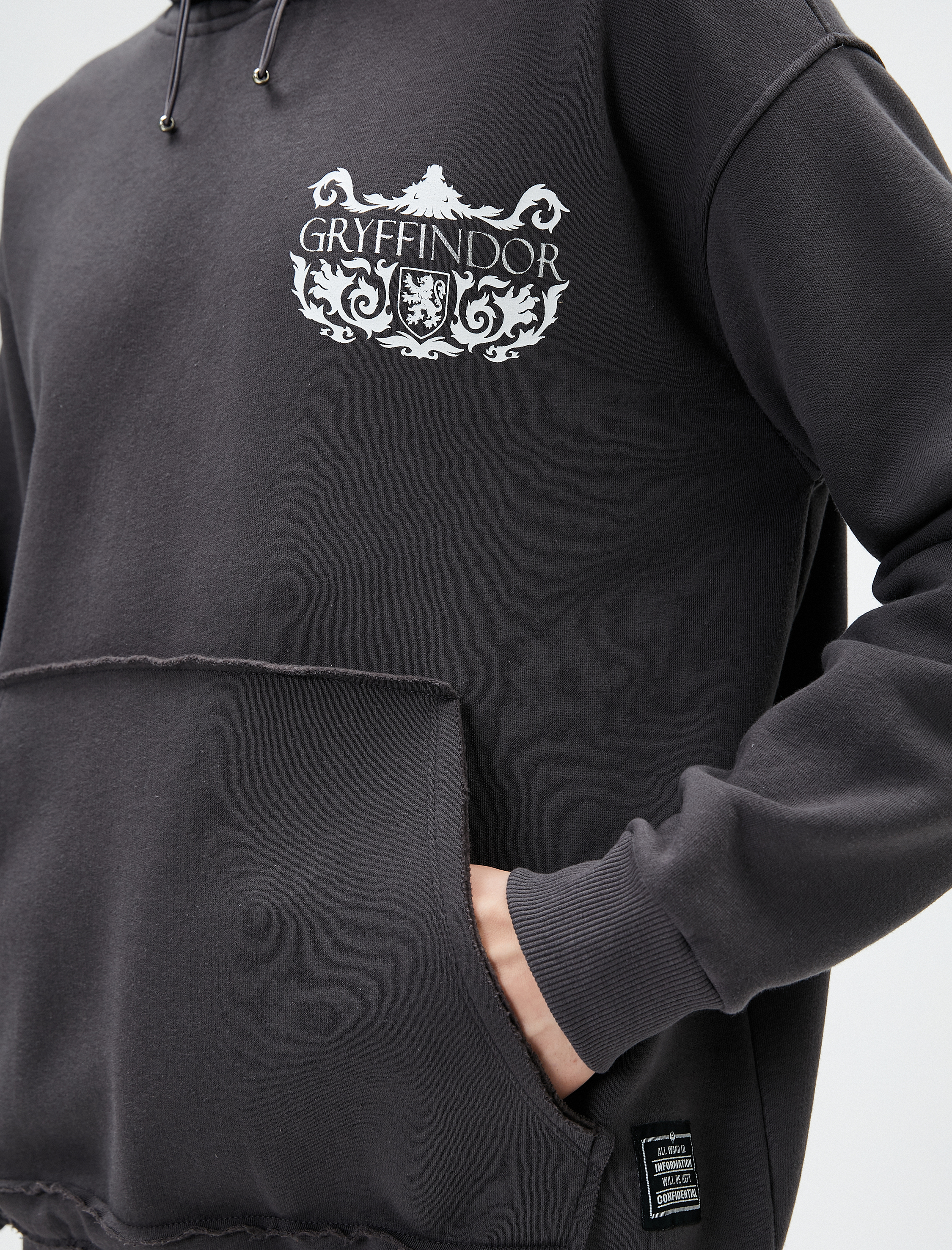   Harry Potter Oversize Kanguru Cepli Hoodie Lisanslı Baskılı  Şardonlu
