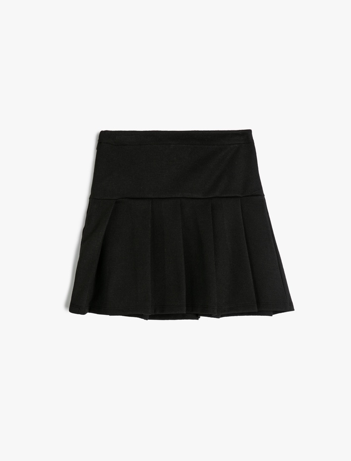 Kız Çocuk Basic Mini Etek Pileli