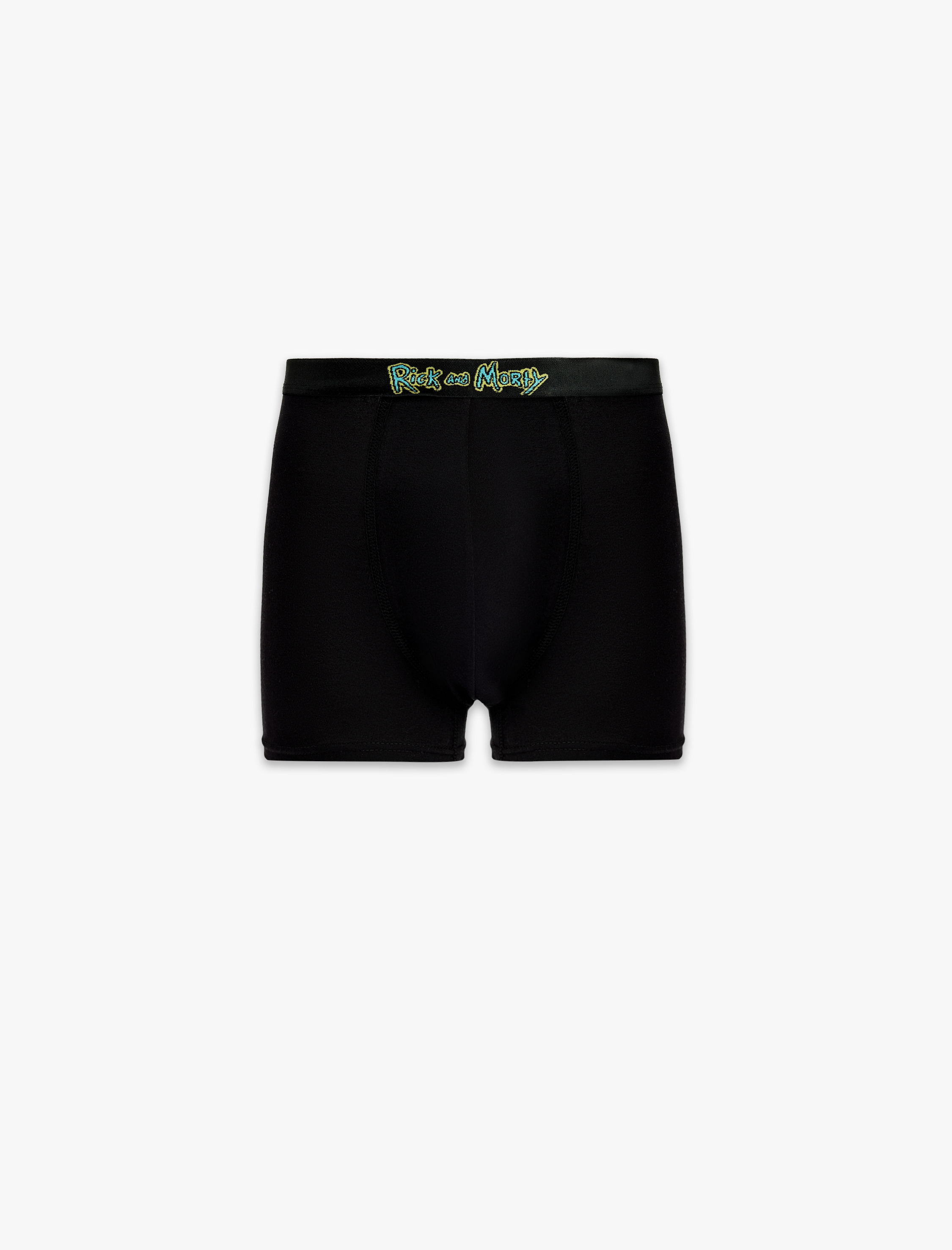   Lisanslı Rick and Morty Baskılı 3'lü Pamuklu Boxer Seti