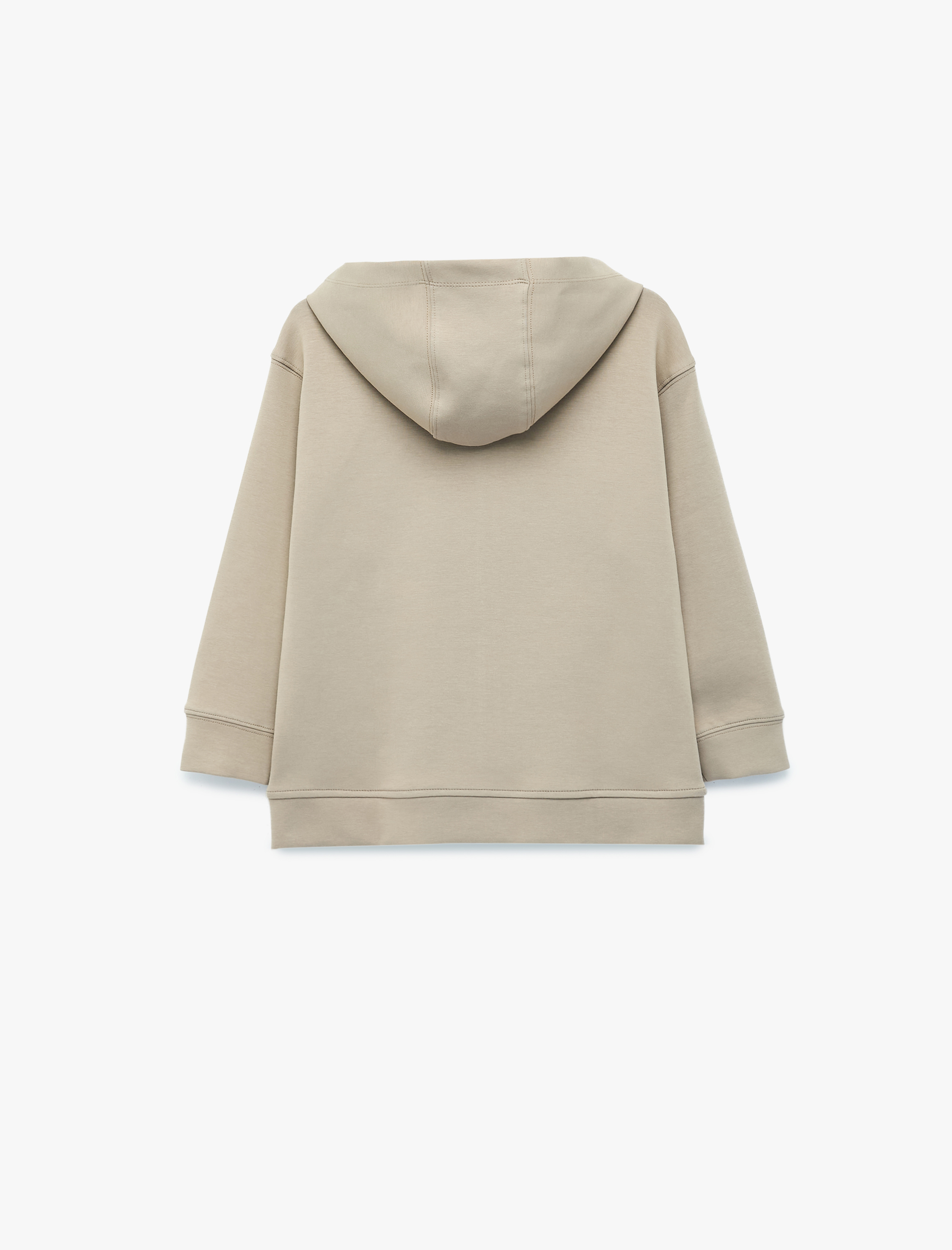  Erkek Çocuk Pamuklu Uzun Kollu Kapşonlu Fermuarlı Sweatshirt