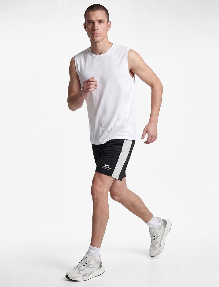  Bisiklet Yaka Basic Kolsuz Spor Atlet