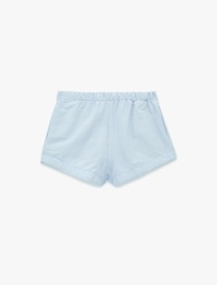 Rahat Kalıp Pamuk Karışımlı Pötikareli Şort Pijama Altı