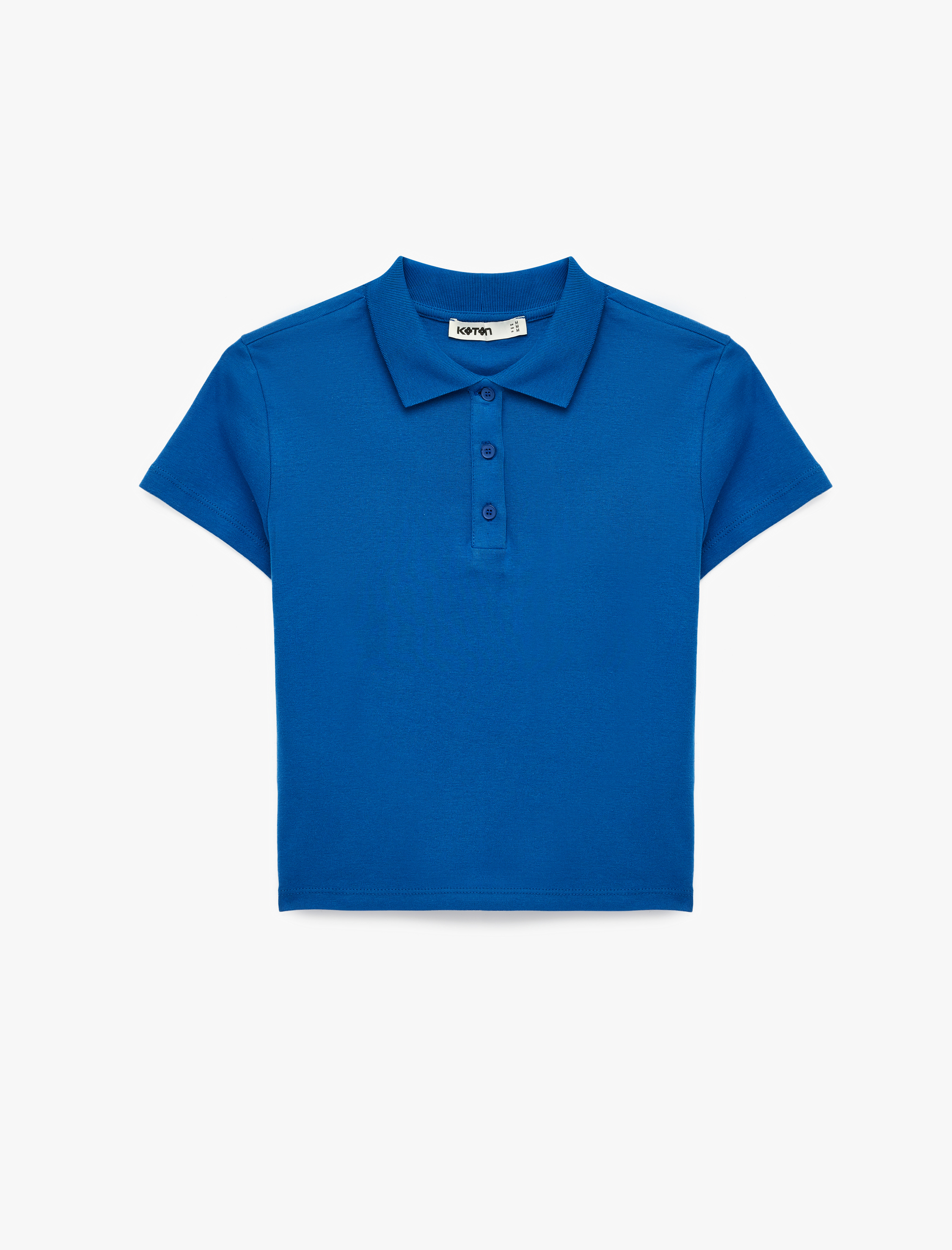   Pamuklu Slim Fit Kısa Kollu Düğmeli Polo Yaka Tişört