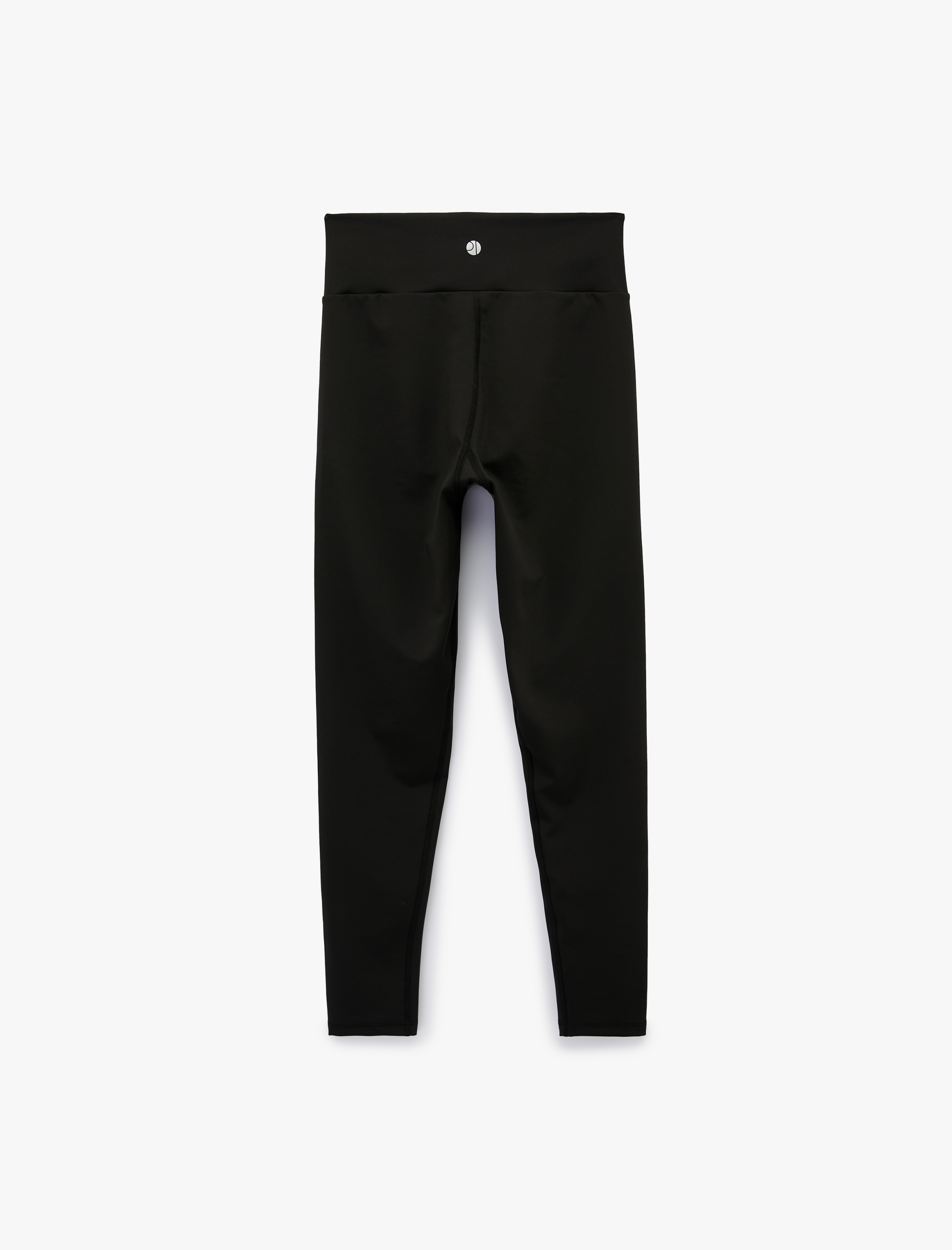   Yüksek Bel Slim Fit Kemer Detaylı Spor Tayt