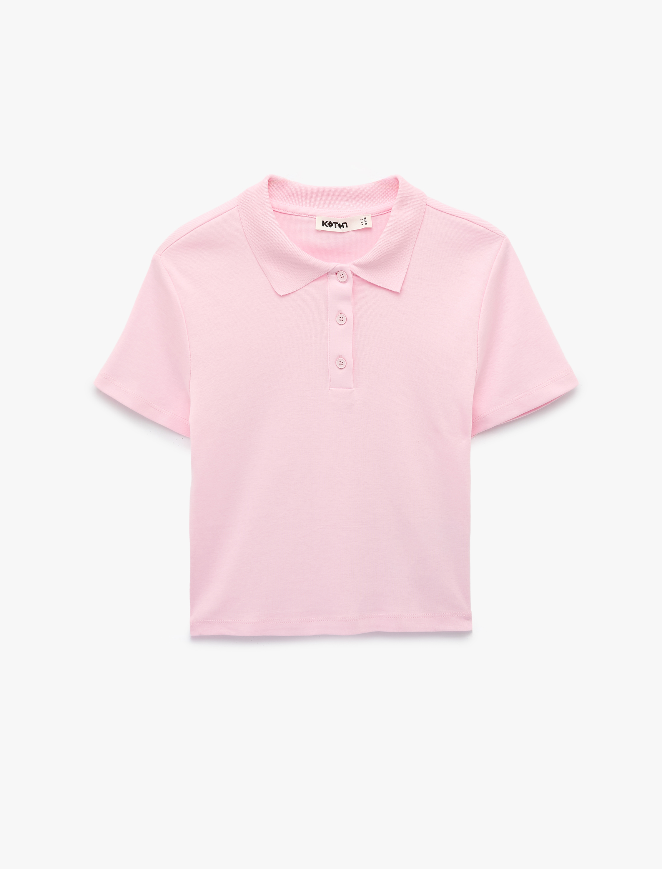   Pamuklu Slim Fit Kısa Kollu Düğmeli Polo Yaka Tişört