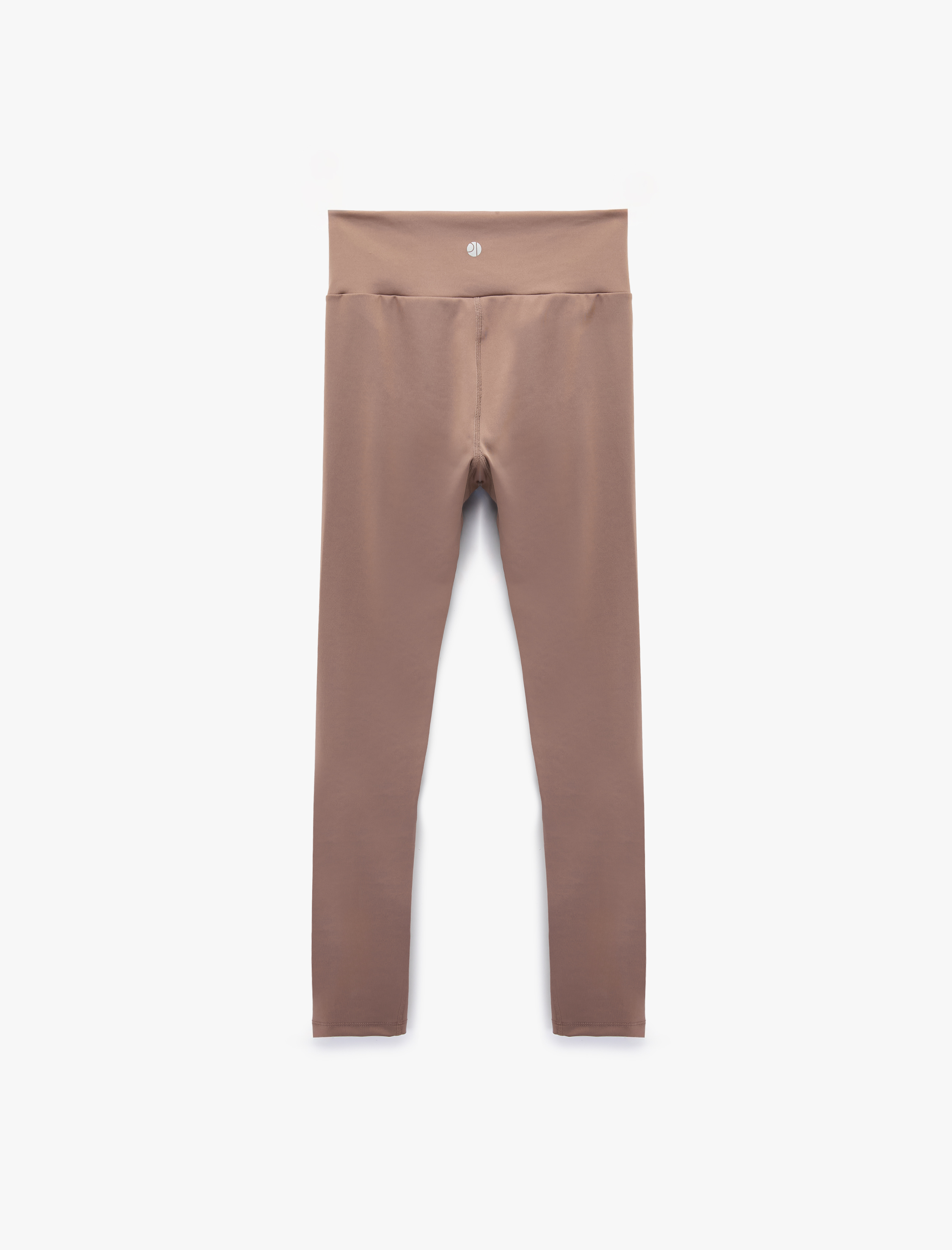   Yüksek Bel Slim Fit Kemer Detaylı Spor Tayt