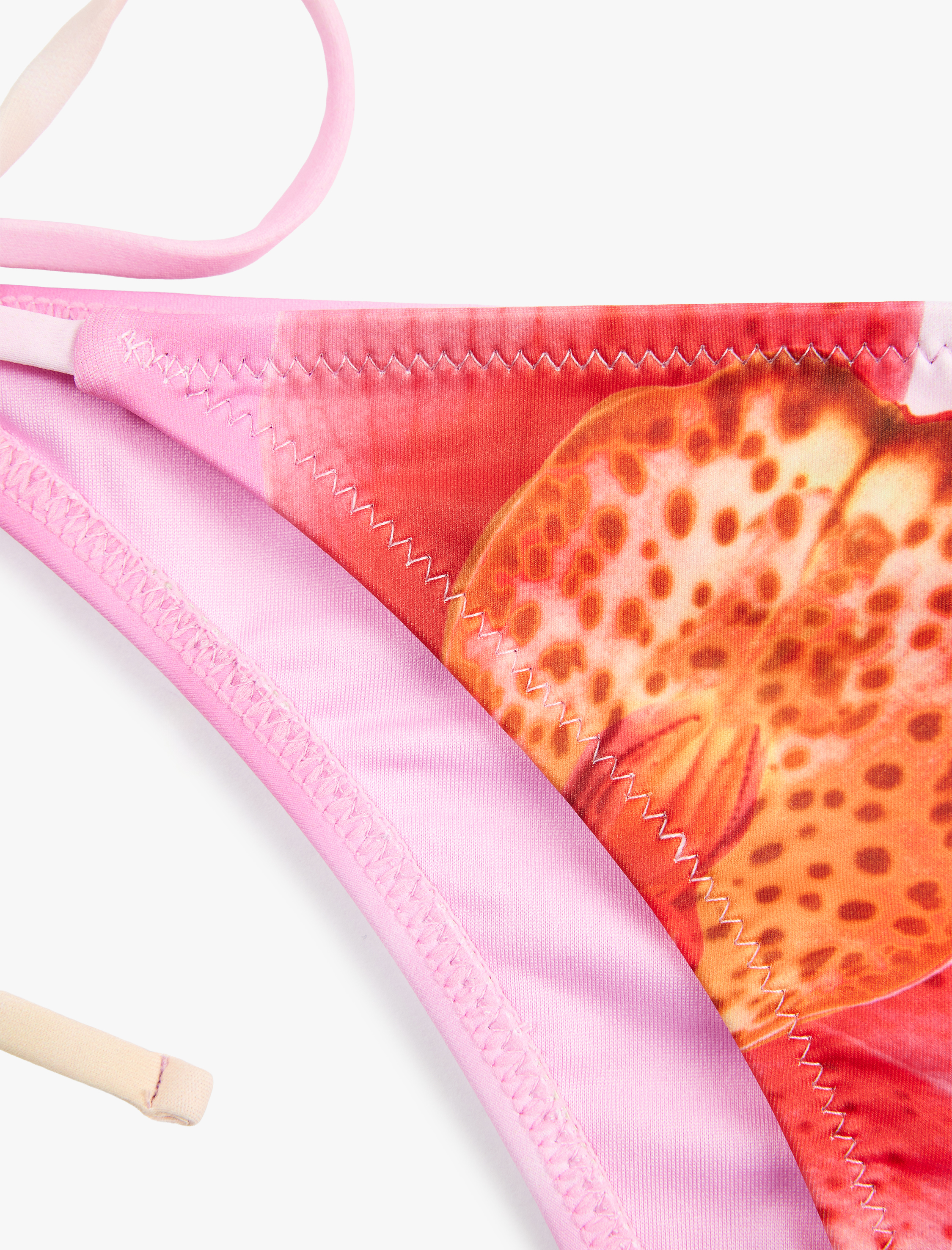   Koton X Sibil Çetinkaya - Yanları İpli Bağlamalı Çiçekli Bikini Altı