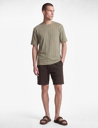 Regular Fit Cepli Bermuda Beli Bağcıklı Şort