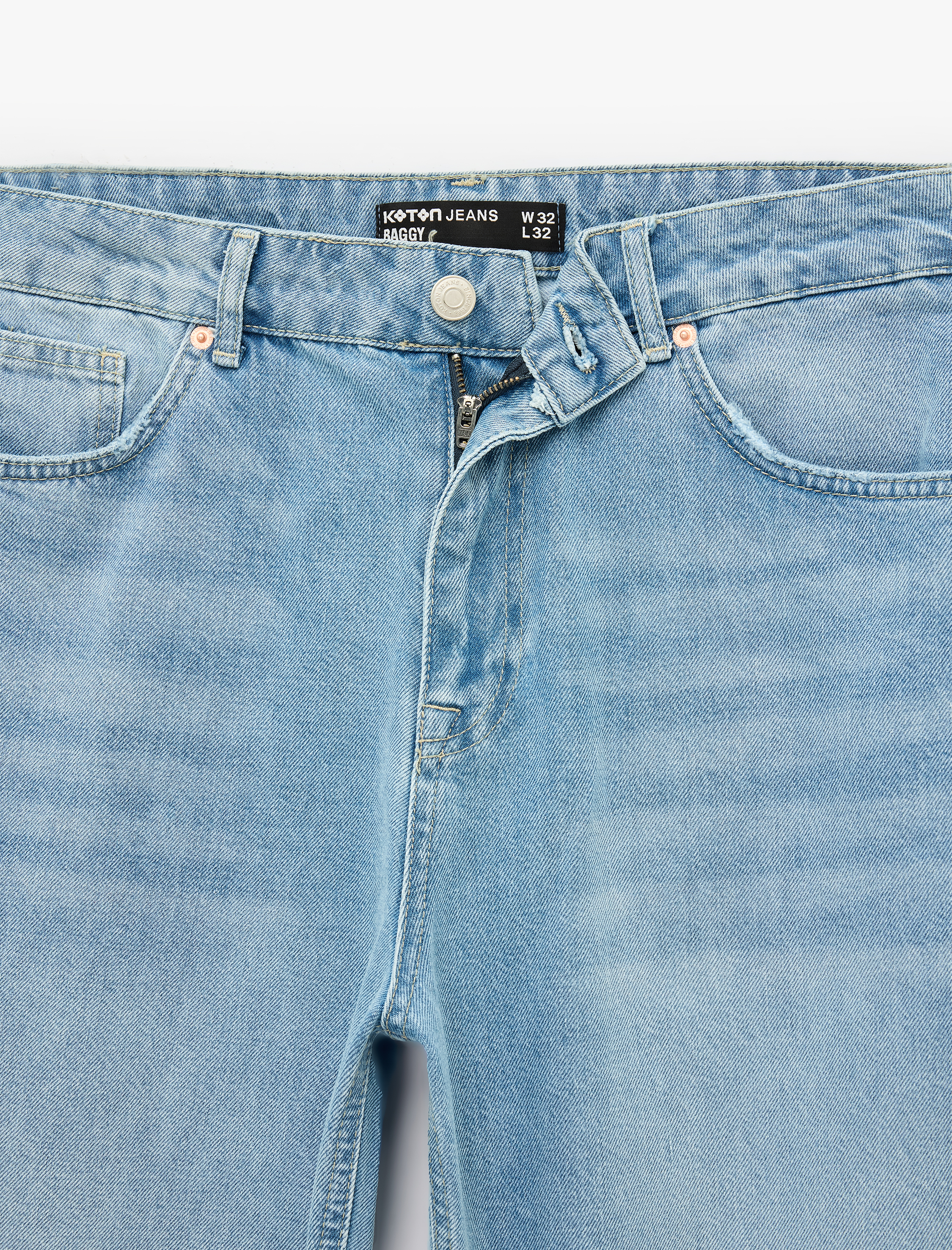   Normal Bel Cepli Bol Baggy Jean Pantolon