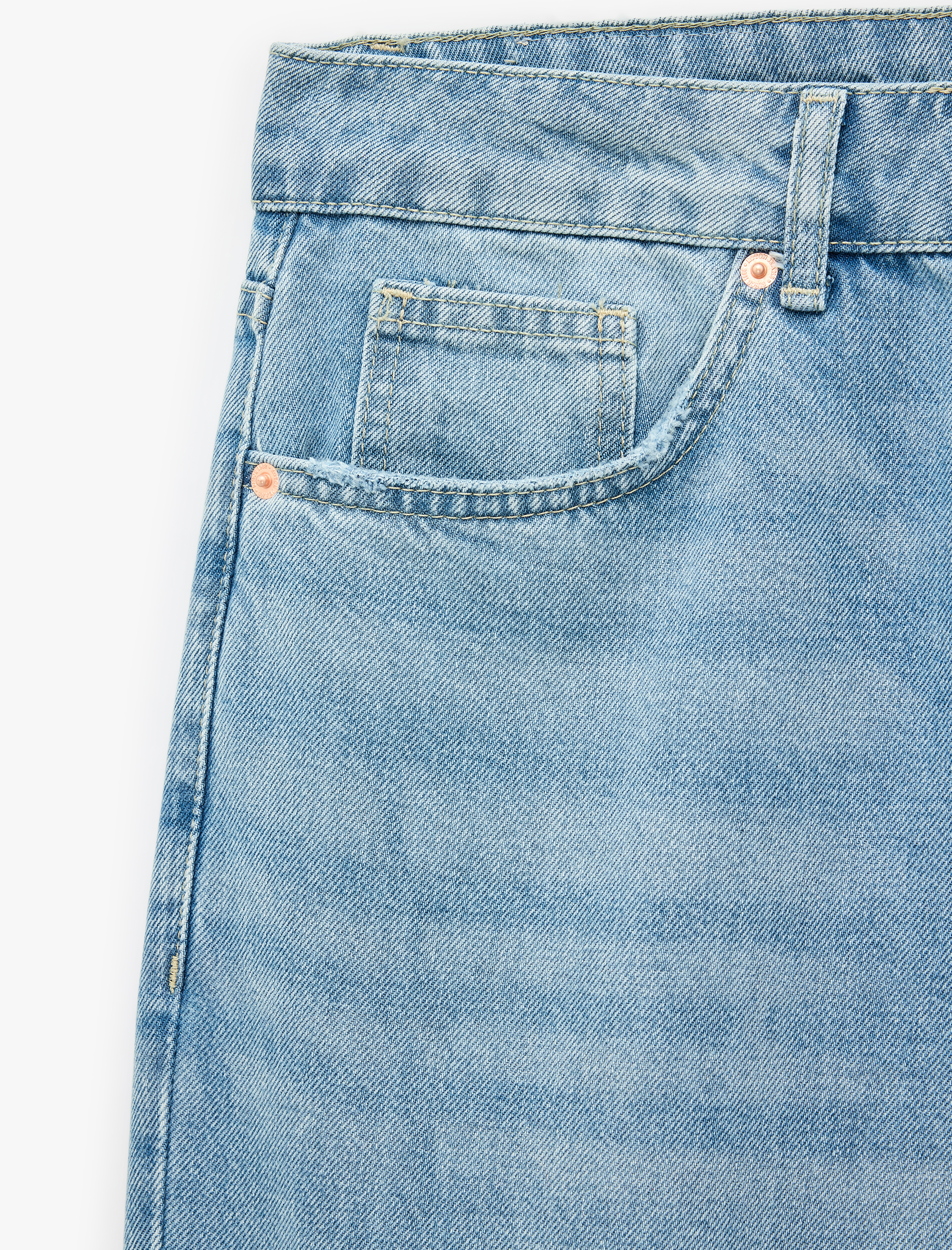   Normal Bel Cepli Bol Baggy Jean Pantolon
