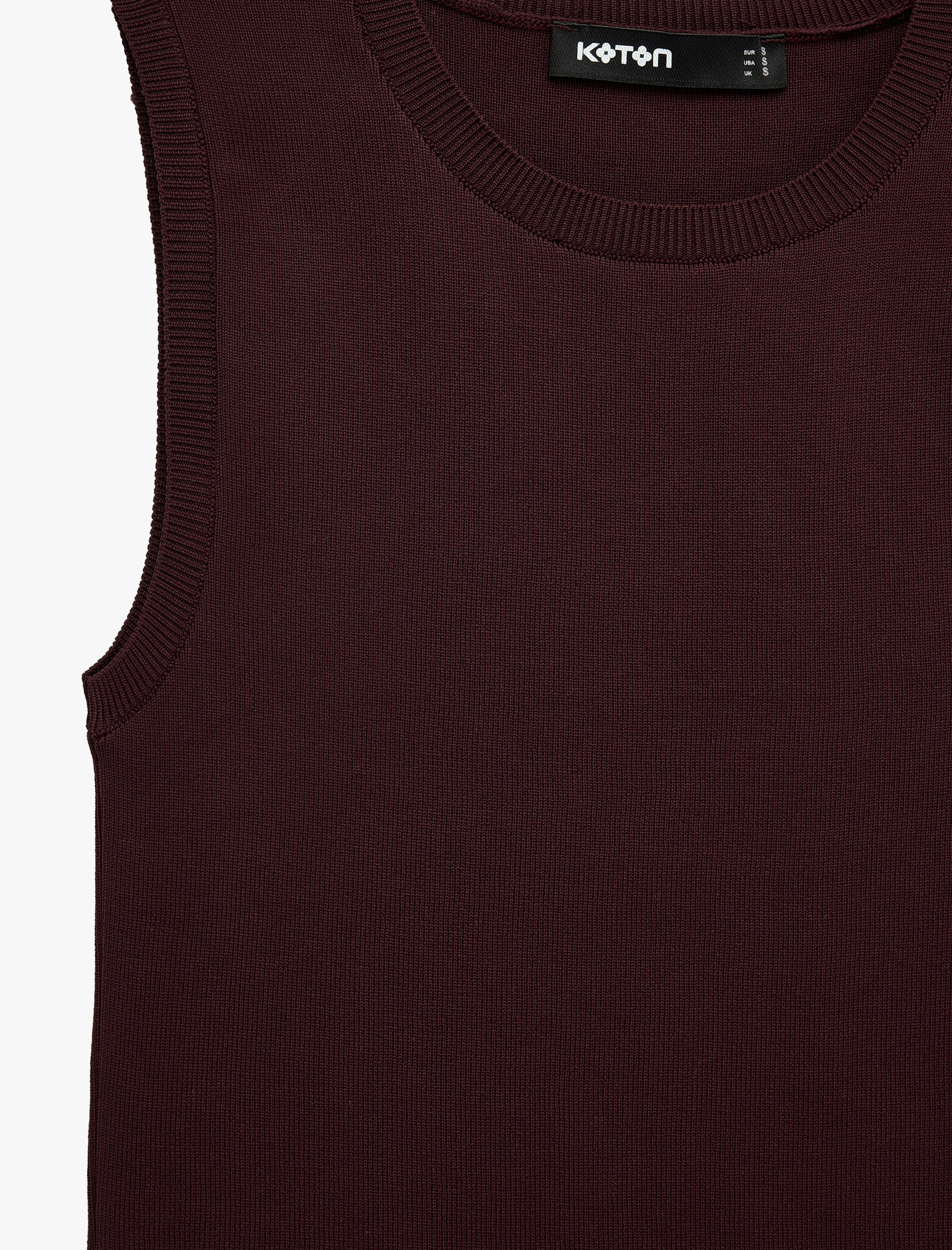  Regular Fit Kolsuz Bisiklet Yaka Triko Bluz