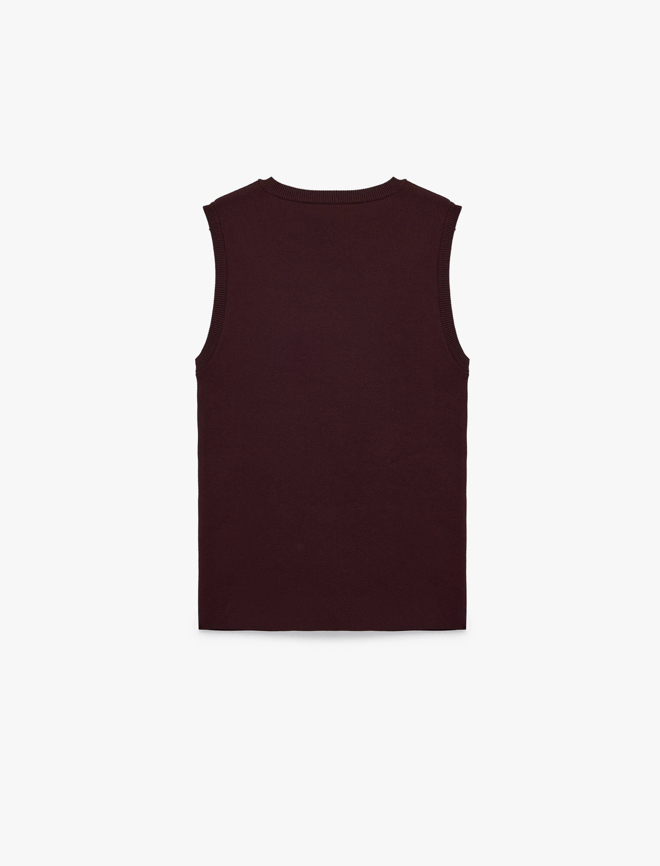   Regular Fit Kolsuz Bisiklet Yaka Triko Bluz