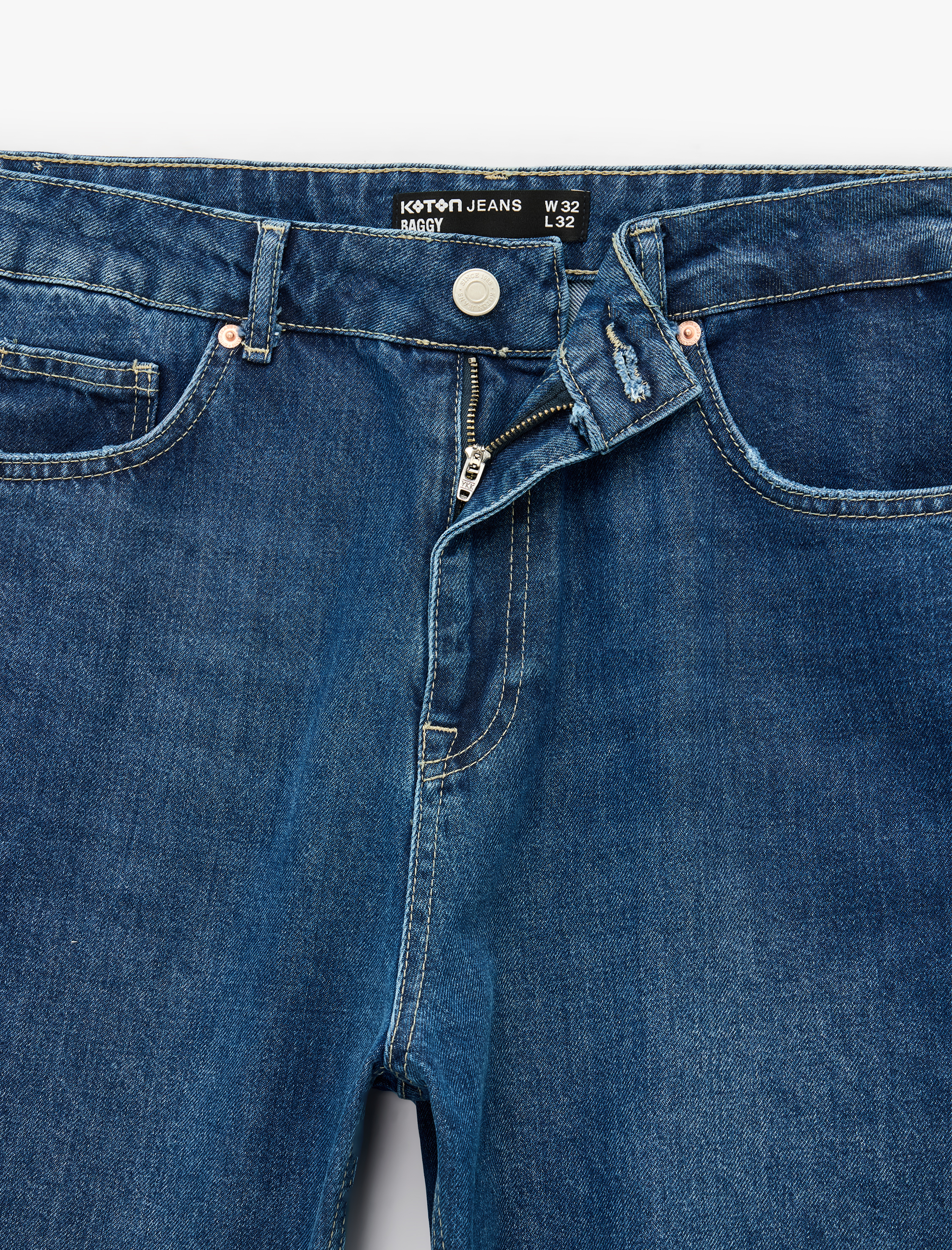   Normal Bel Cepli Bol Baggy Jean Pantolon