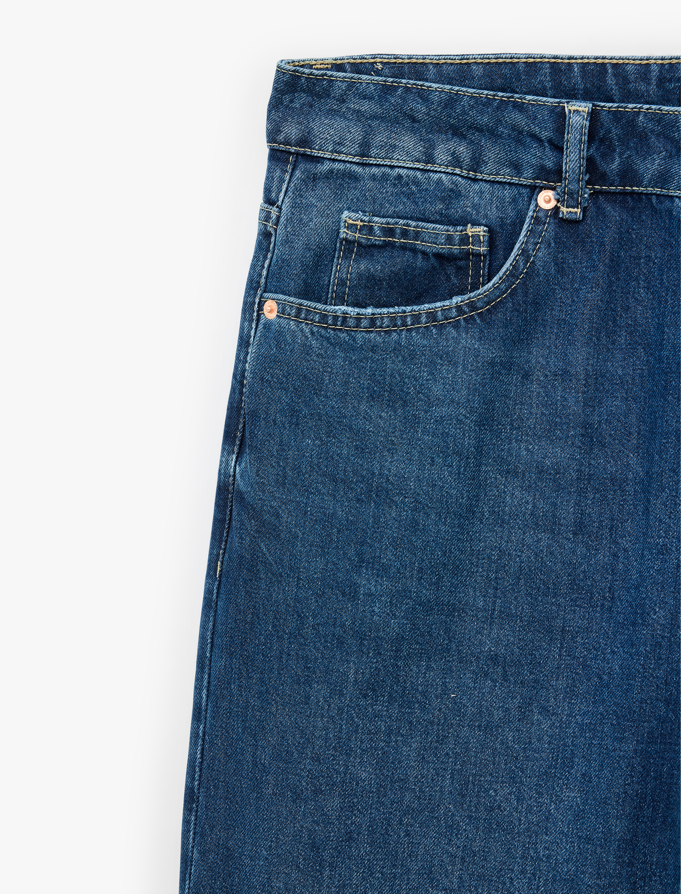   Normal Bel Cepli Bol Baggy Jean Pantolon
