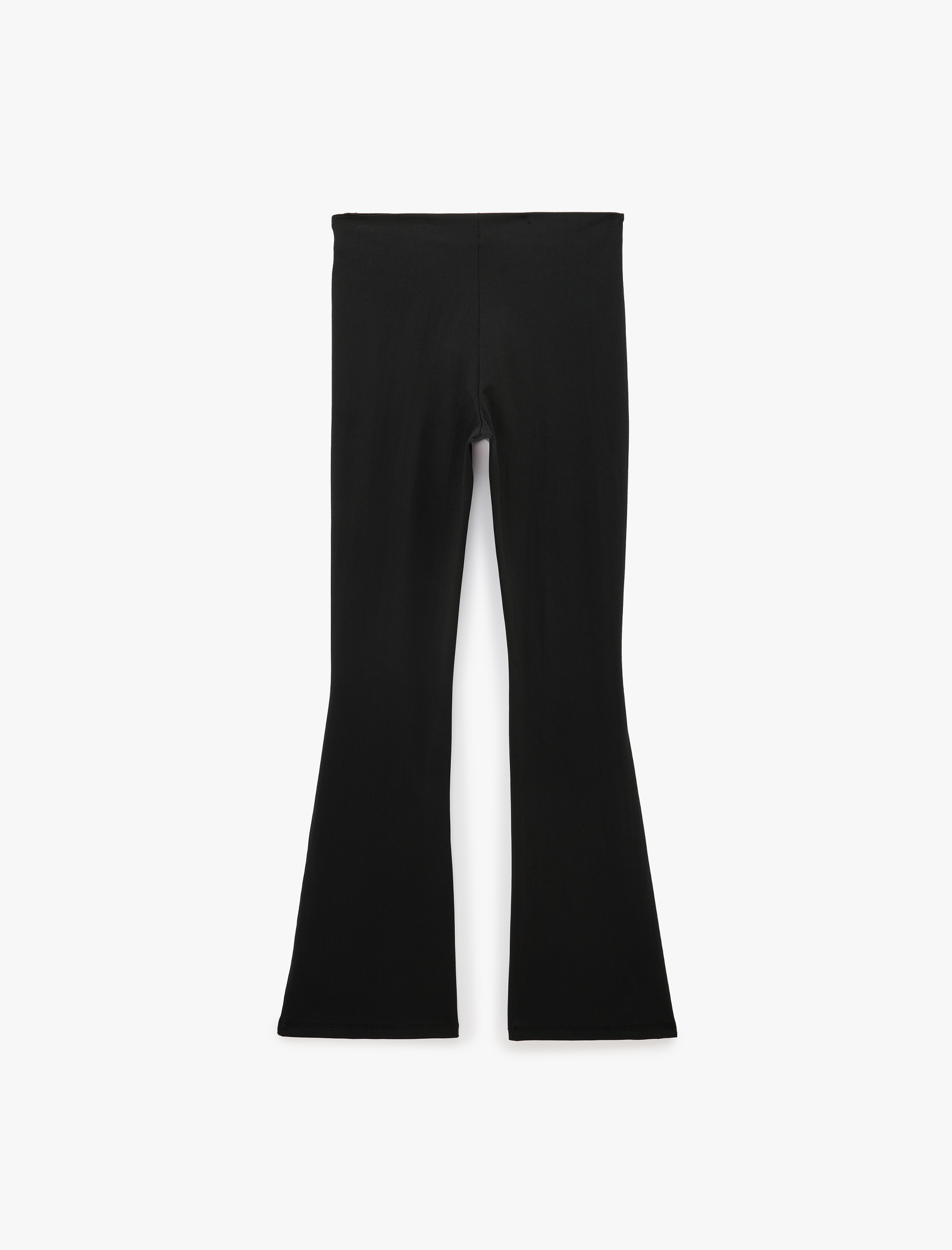   Bürümcük Kumaş Slim Fit İspanyol Paça Tayt Pantolon