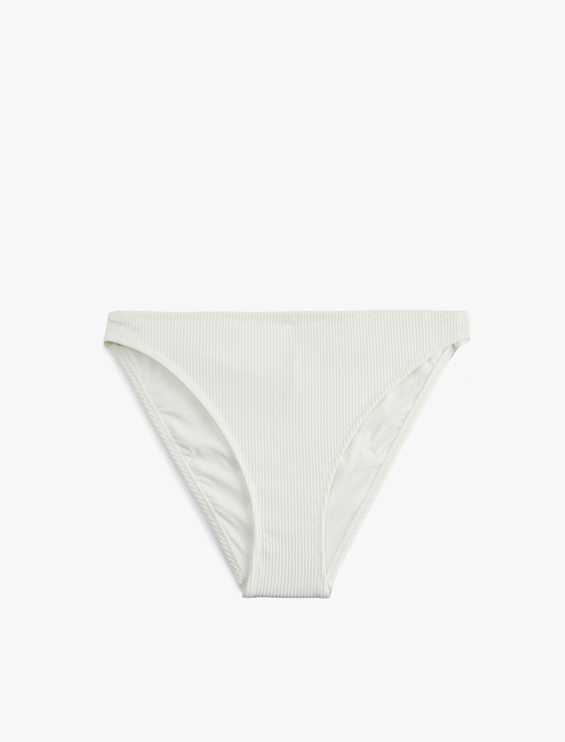   Straight Fit Dokulu Bikini Altı