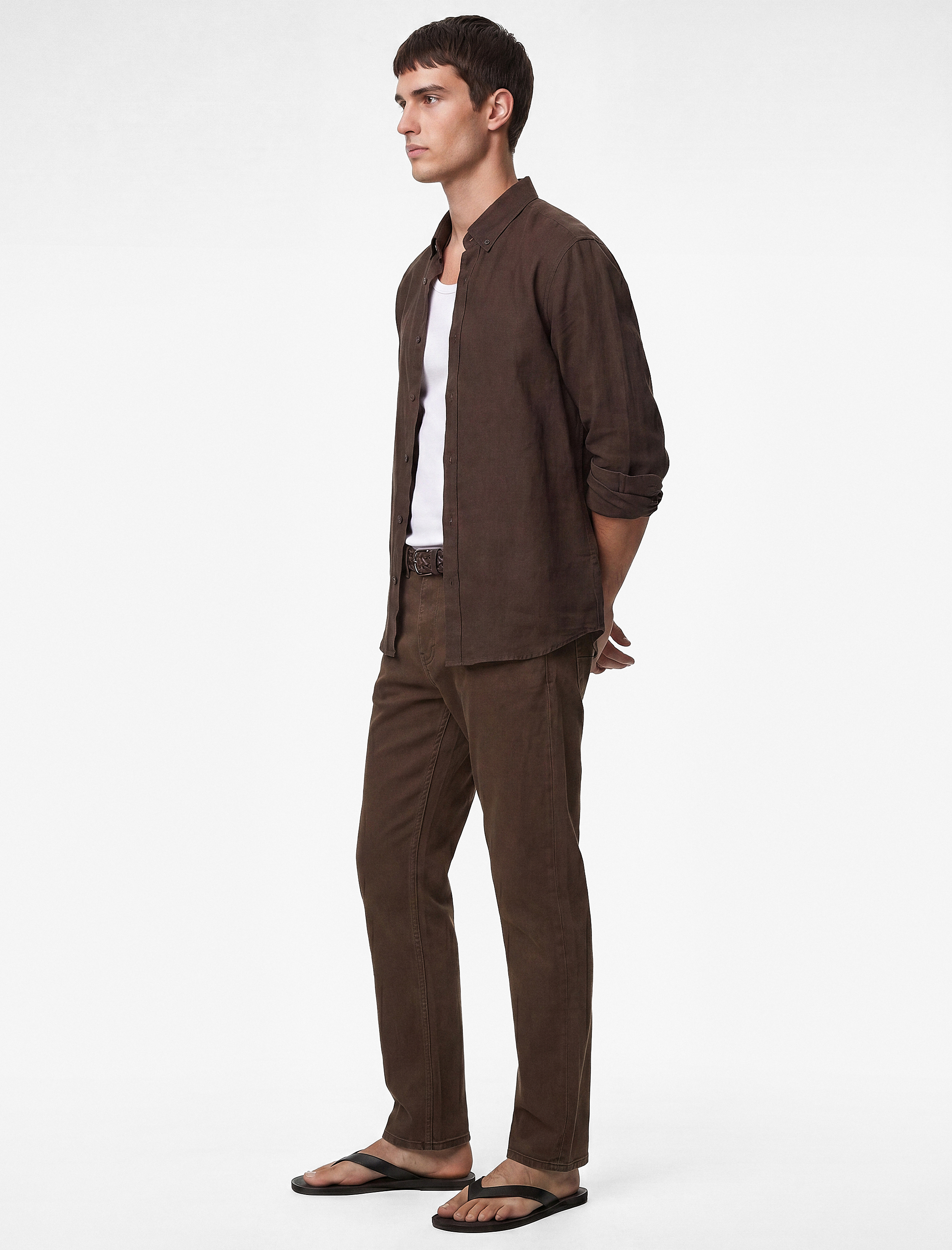   Normal Bel Pamuklu Straight Fit Jean Pantolon - Mark Jean