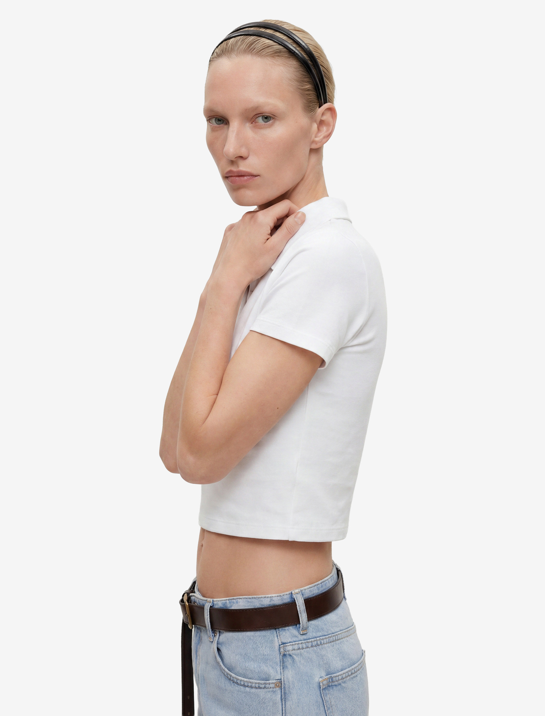   Pamuklu Slim Fit Kısa Kollu Düğmeli Polo Yaka Tişört