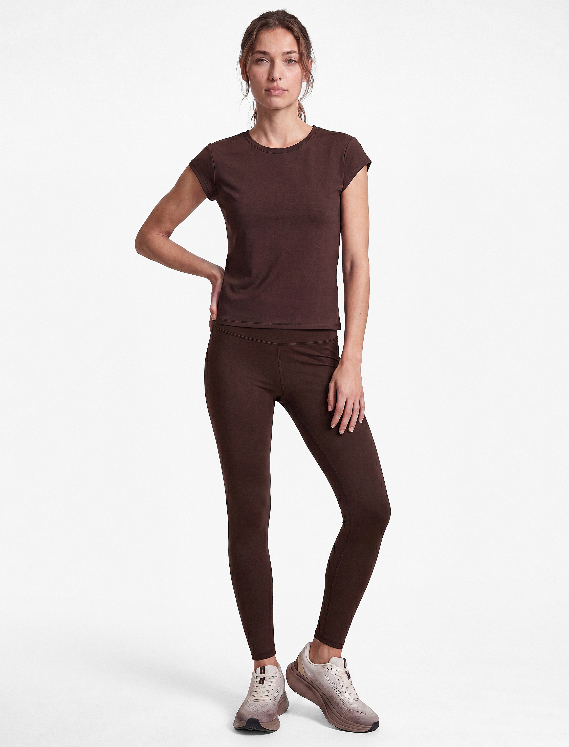   Slim Fit Bisiklet Yaka Kısa Kollu Spor Tişört