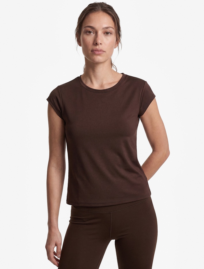  Slim Fit Bisiklet Yaka Kısa Kollu Spor Tişört