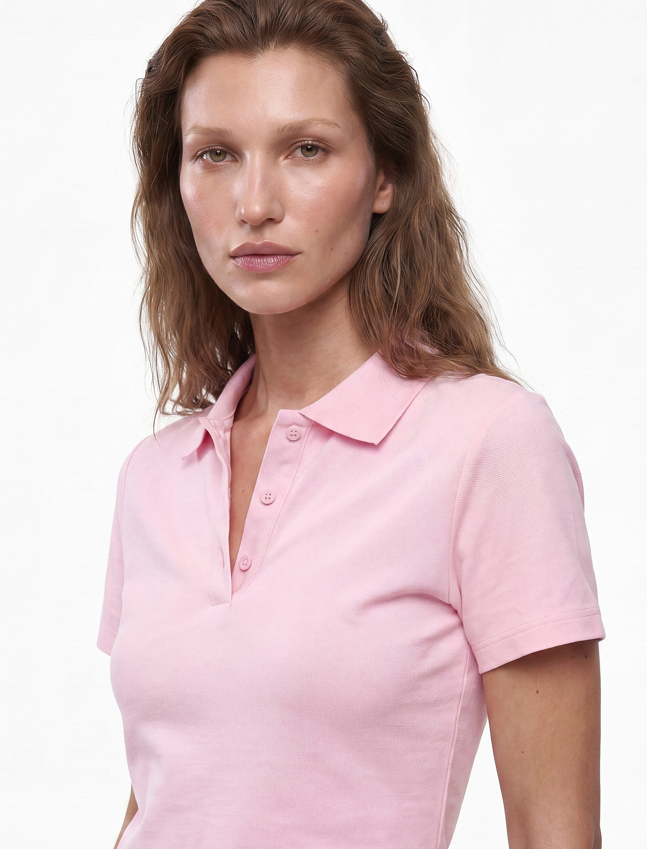   Pamuklu Slim Fit Kısa Kollu Düğmeli Polo Yaka Tişört